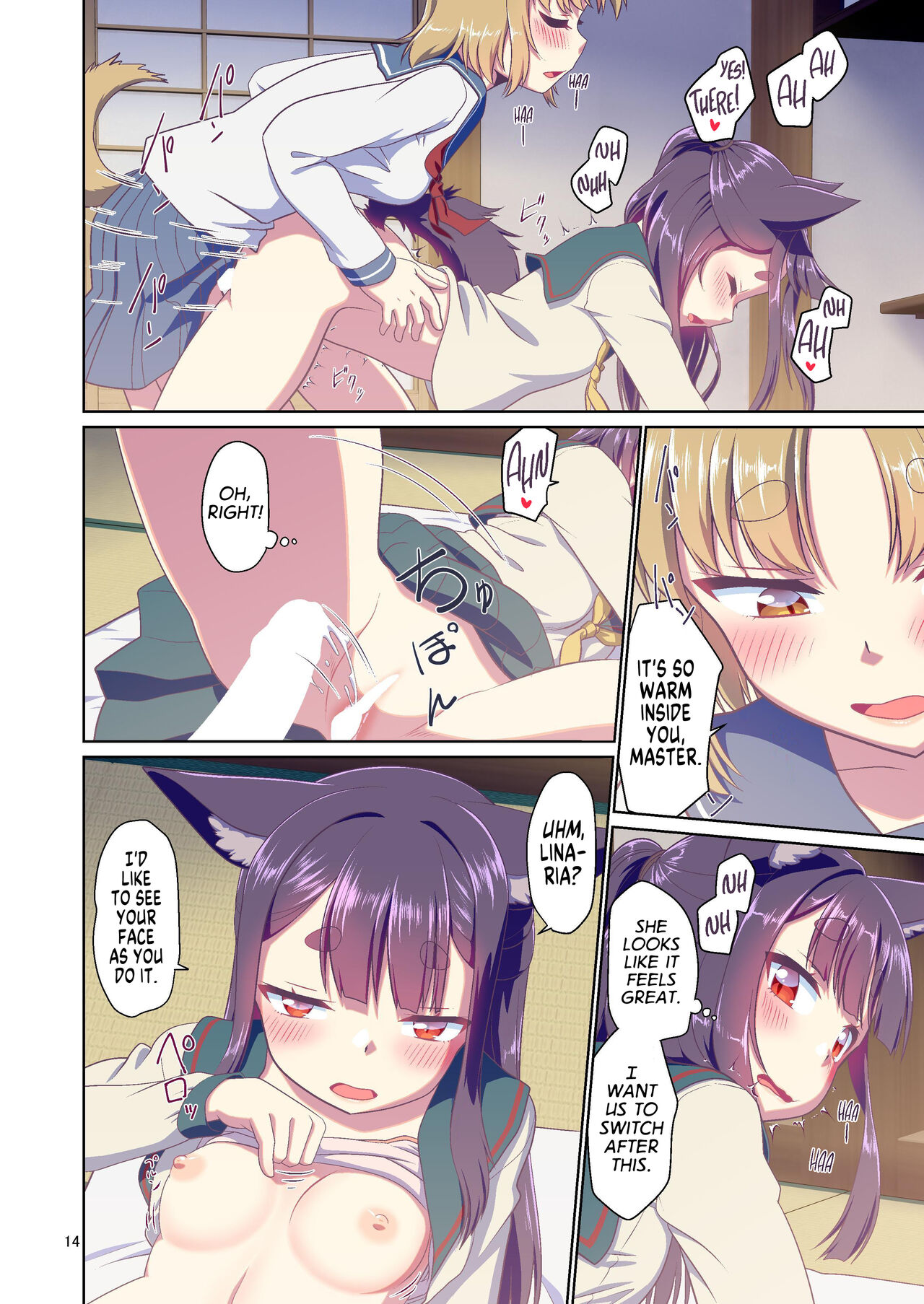 (C102) [Fumotonoya (Fumotono Mikoto)] Me ga Sametara Kemomimi Shoujo ni Natteita Ohanashi 3 | How I Woke Up as a Girl With Animal Ears Pt.3 [English] [GTF] 이미지 번호 14