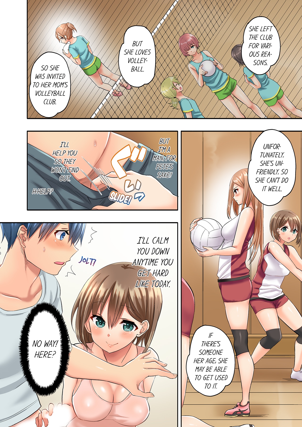 [Kazutaro] Hitozuma Volley-bu no Asedaku SEX ~Shower Abinagara Mitchaku Shichau? 1-3 | Married Women's Volleyball Club Sweaty Sex - We're Being Glued Together While Taking A Shower? 1-3 [English] изображение № 35