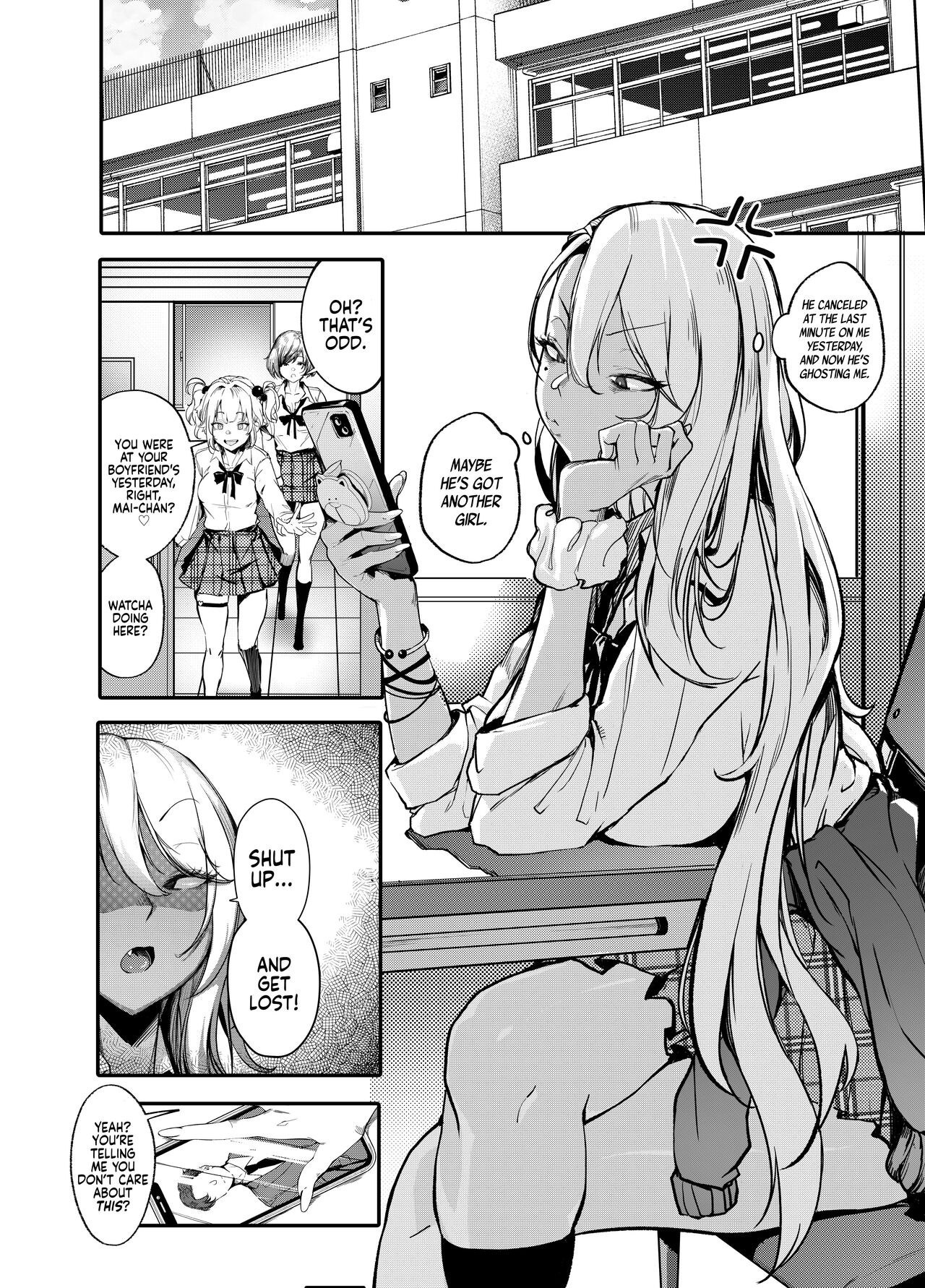 [Onkyu] Namaiki JK ga Wakaraserareru Hon | Putting a Cheeky Gyaru in Her Place [English] [Coffedrug] [Digital] 画像番号 6