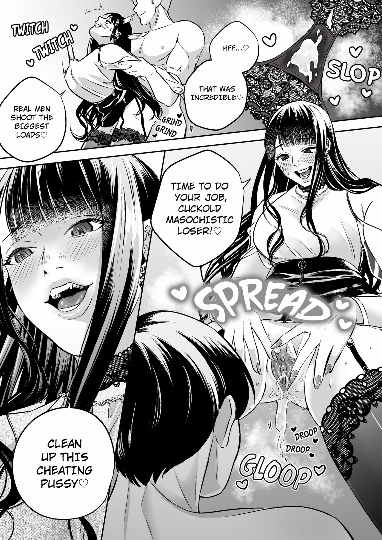 [Mr. Hokke (SEI)] Uwaki Kongan no Netorare Mazo Kareshi | The Cuckold Masochistic Boyfriend who Begged to be Cheated On [English] [Decensored] 22eme image