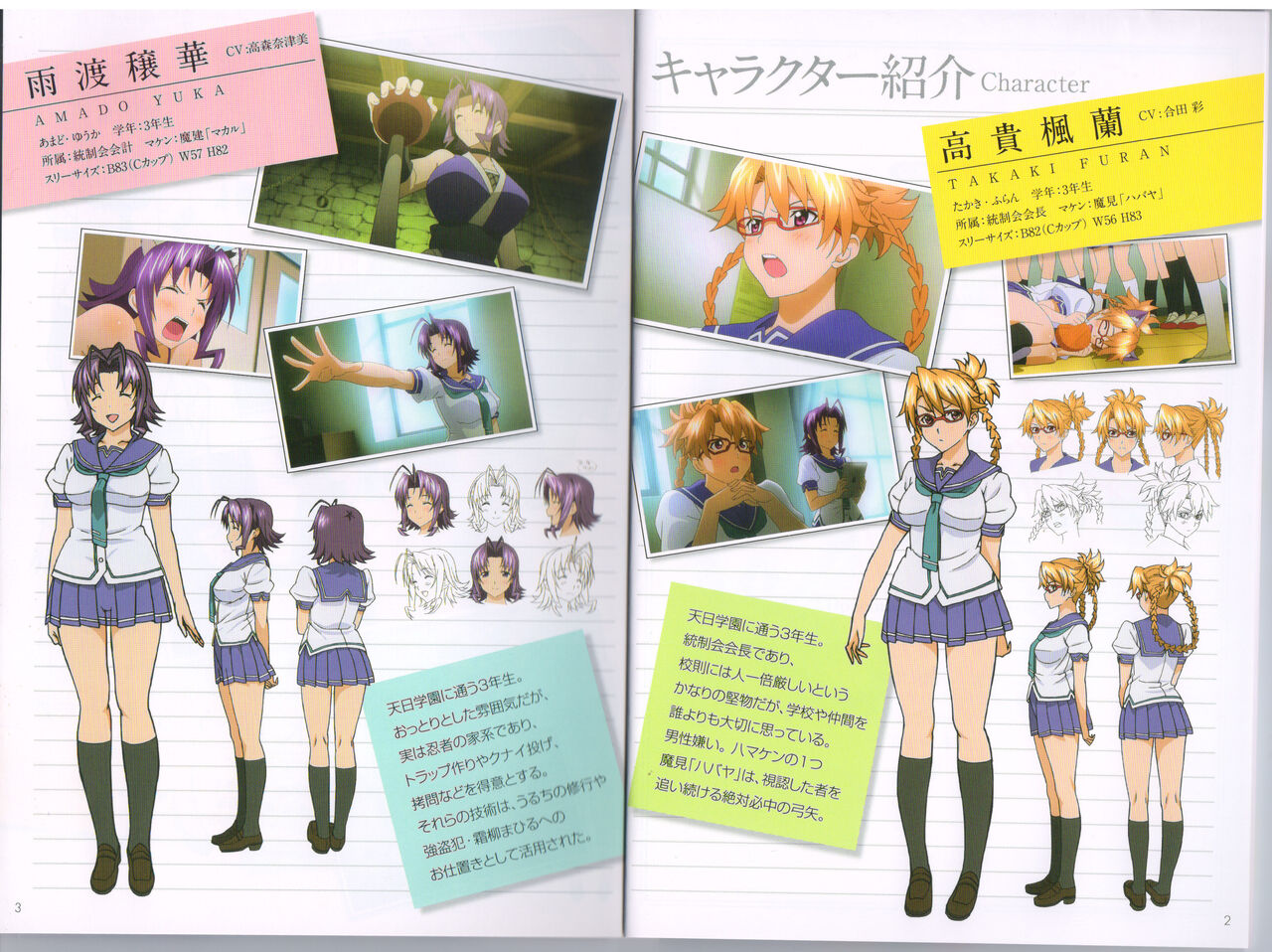 Maken-Ki! Two - BD Scan - 03 - JP Special Book - Box 2eme image