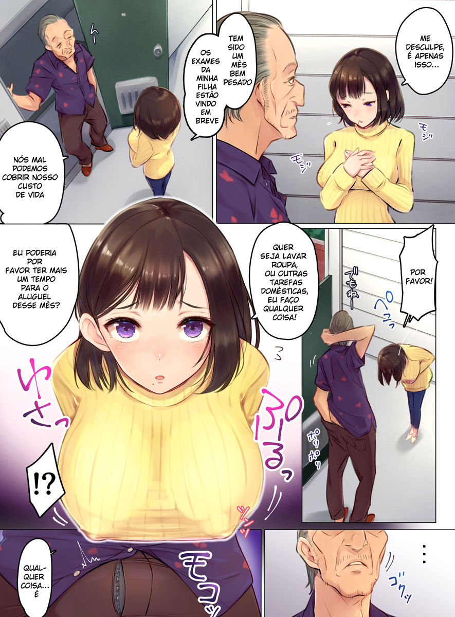 [FAT] Tainou Yachin wa Karada Barai de ~Kichiku Ooya ni Netorareru Bijin Oyako~ [Portuguese-BR] 画像番号 5