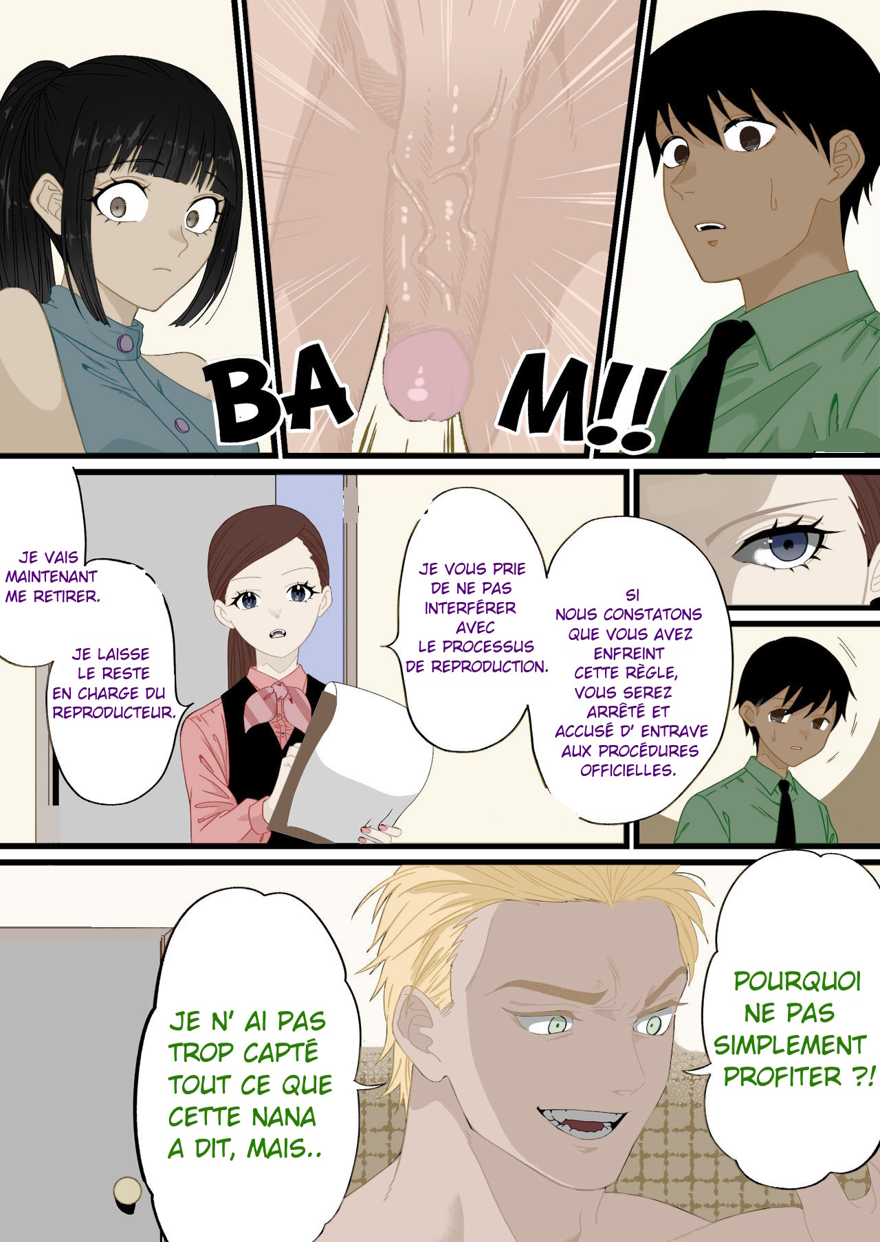 [Mr. Hokke] Mugicya World - Un Monde où les Hommes ayant des Pénis avec Phimosis sont privés du plaisir d'être Parents -  [French] image number 6