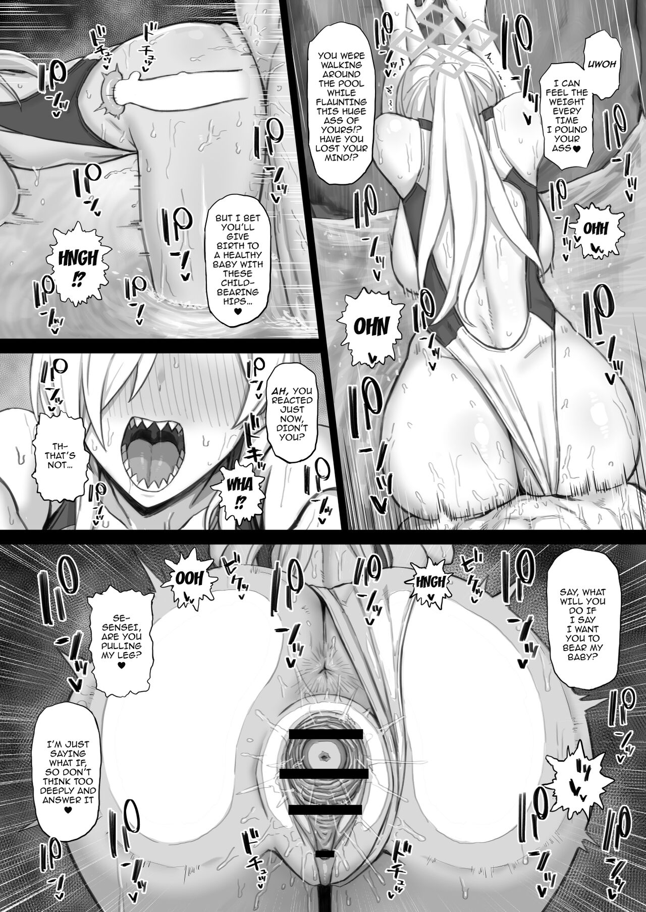 [Gomuhachi (Gomu)] Otona ga Seito ni Te o Dasu Wake... | That's Why An Adult Would Get With His Students... (Blue Archive) [English] {Doujins.com} [Digital] 15eme image