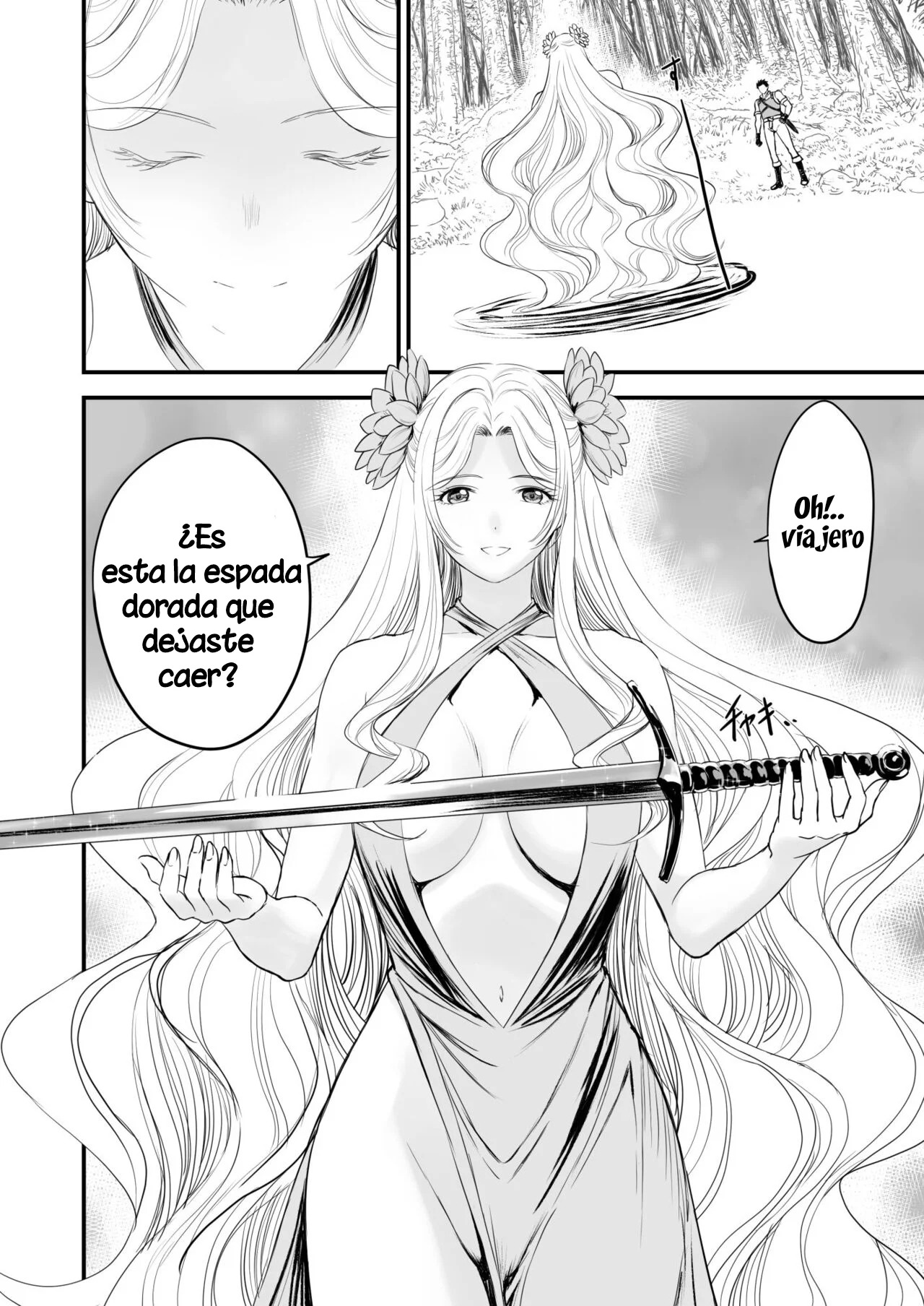 [Yuugen Sougen] Awatenaide Hitoyasumi | Un Encuentro con la Diosa de la Fuente [Spanish] [El Super Saiyan Pajero] 图片编号 3