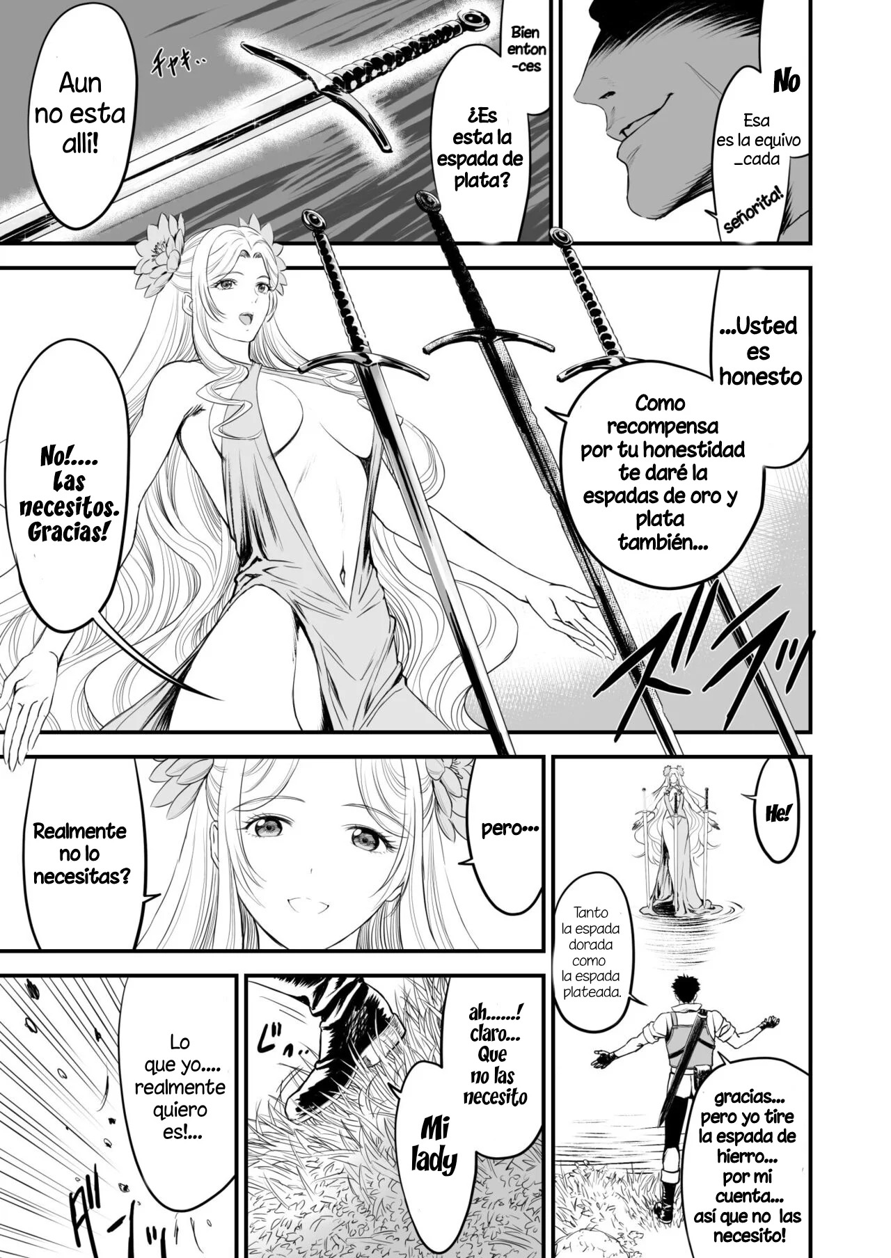 [Yuugen Sougen] Awatenaide Hitoyasumi | Un Encuentro con la Diosa de la Fuente [Spanish] [El Super Saiyan Pajero] 图片编号 4