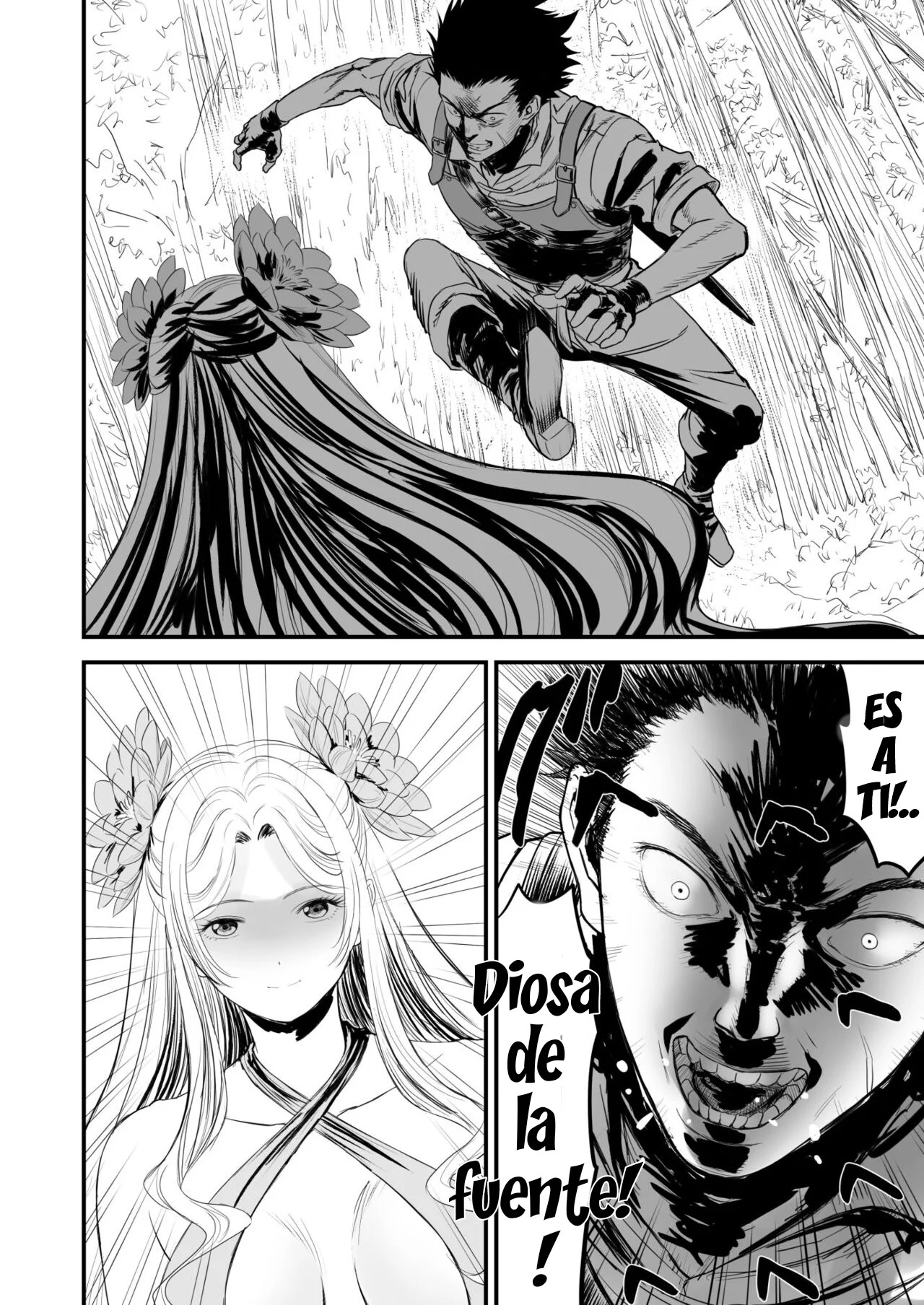 [Yuugen Sougen] Awatenaide Hitoyasumi | Un Encuentro con la Diosa de la Fuente [Spanish] [El Super Saiyan Pajero] 图片编号 5