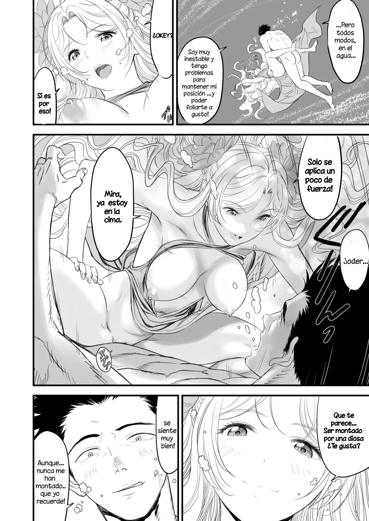 [Yuugen Sougen] Awatenaide Hitoyasumi | Un Encuentro con la Diosa de la Fuente [Spanish] [El Super Saiyan Pajero] 图片编号 24