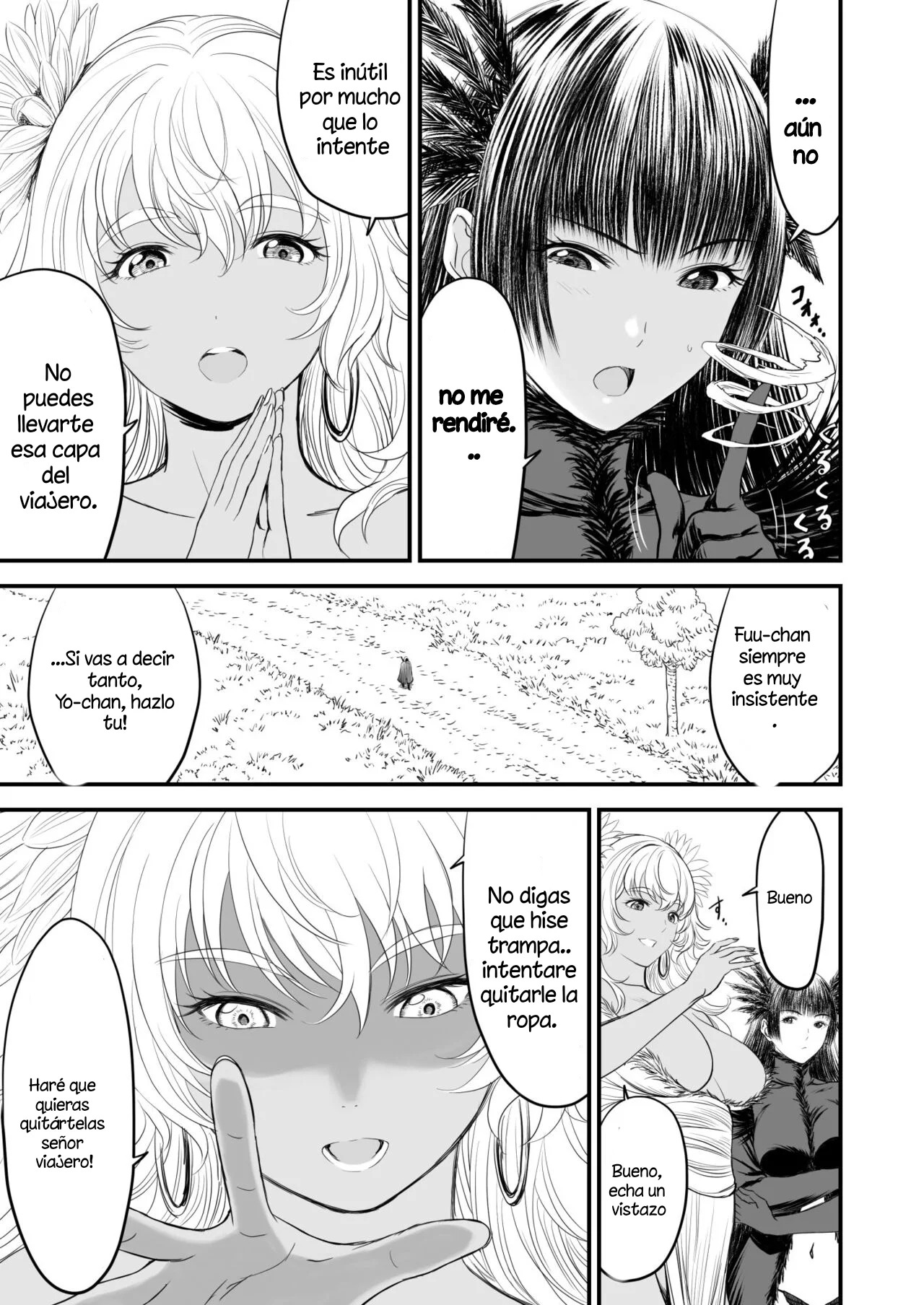 [Yuugen Sougen] Awatenaide Hitoyasumi | Un Encuentro con la Diosa de la Fuente [Spanish] [El Super Saiyan Pajero] 图片编号 34