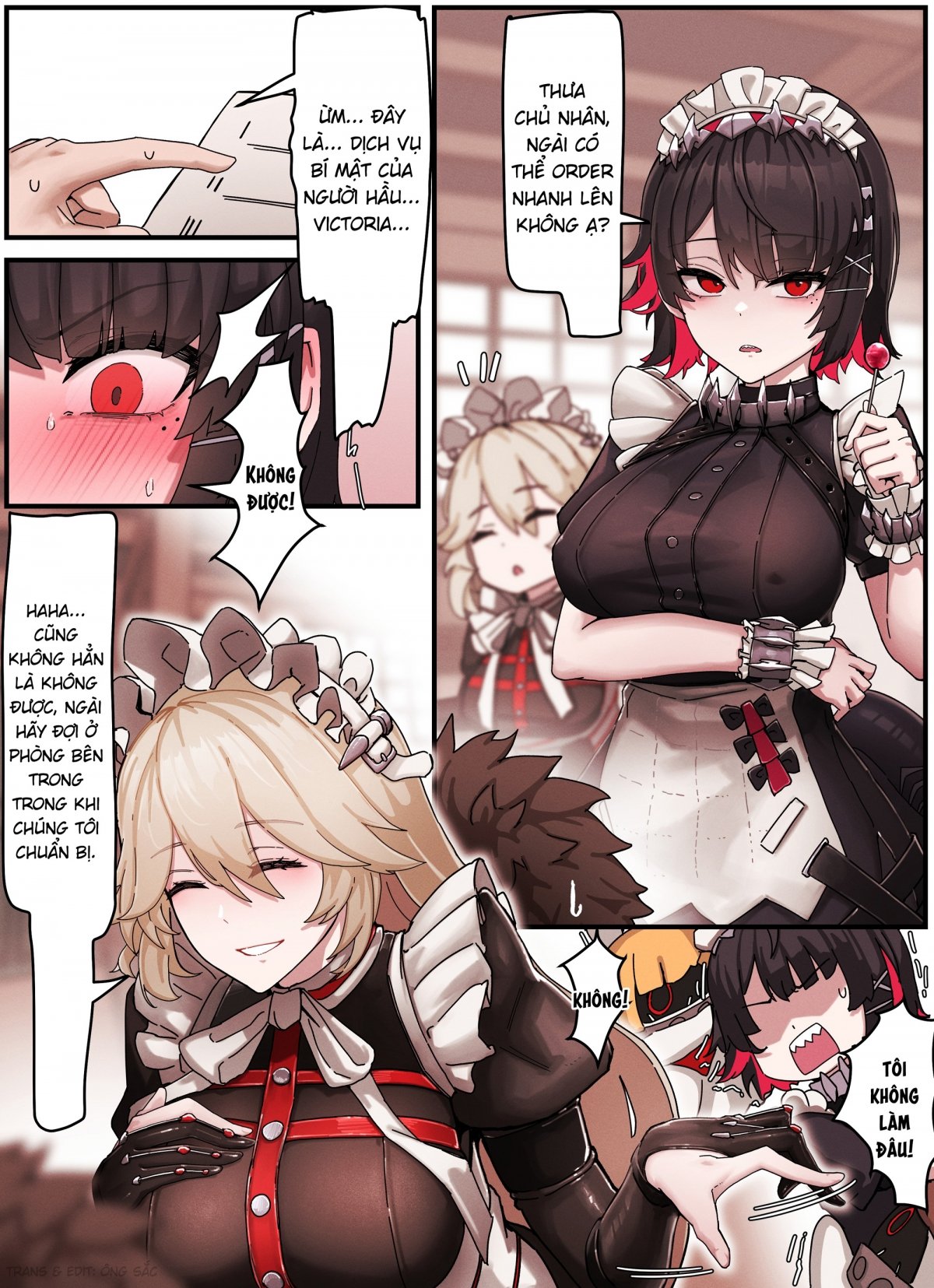 [Horori] Z.Z.Z Ellen&Rina | Dịch vụ của nội trợ Victoria (Zenless Zone Zero) [Vietnamese Tiếng Việt] [Digital] image number 2