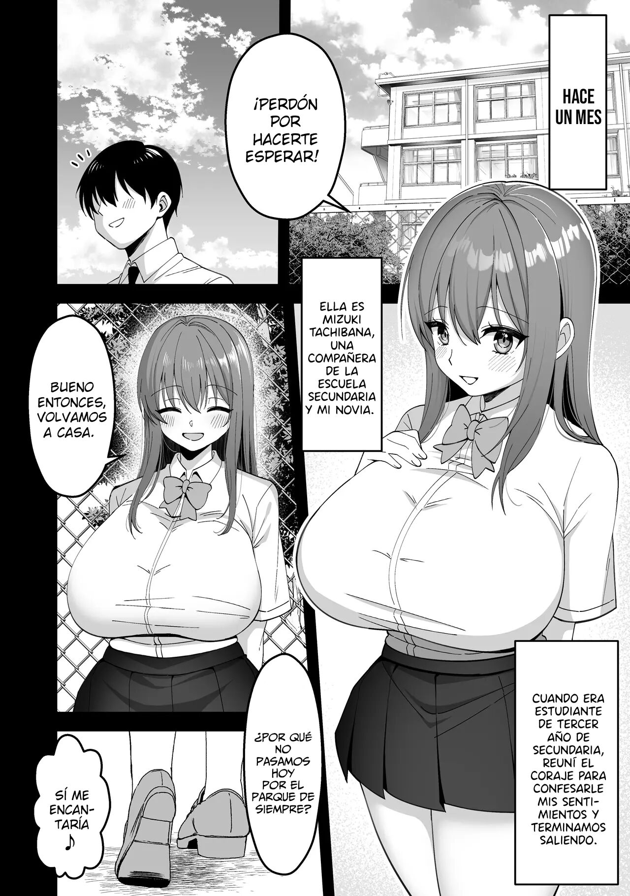 [Xenoms] Suieibu no Kanojo ga Netorarete Charao no Kyokon ni Ochiru made | Mi Novia Del Club De Natación Es Robada Y Sometida Al Gran Pene De Su Senpai Mujeriego [Spanish] [Lo Hago por Diversión] [Trufitasscan] [Digital] image number 4