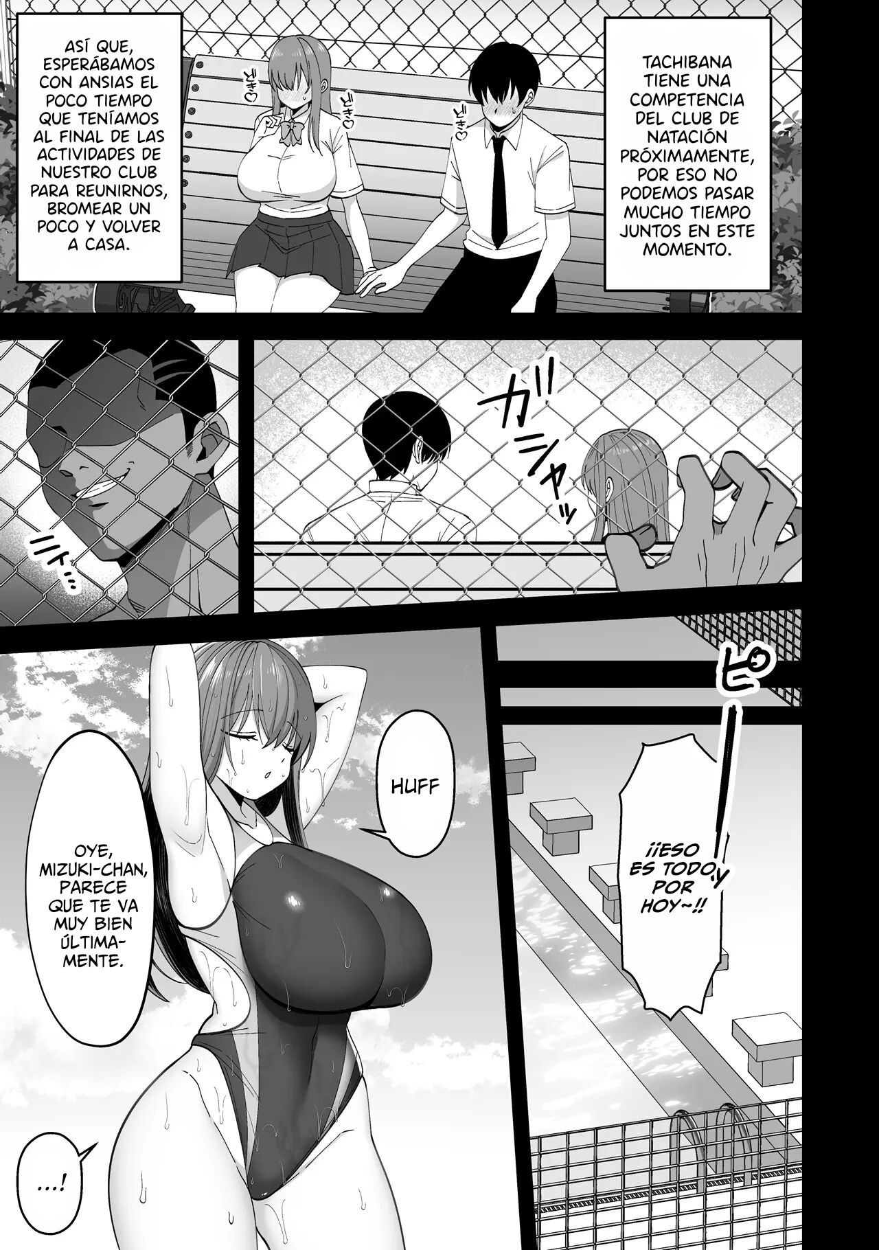 [Xenoms] Suieibu no Kanojo ga Netorarete Charao no Kyokon ni Ochiru made | Mi Novia Del Club De Natación Es Robada Y Sometida Al Gran Pene De Su Senpai Mujeriego [Spanish] [Lo Hago por Diversión] [Trufitasscan] [Digital] image number 5