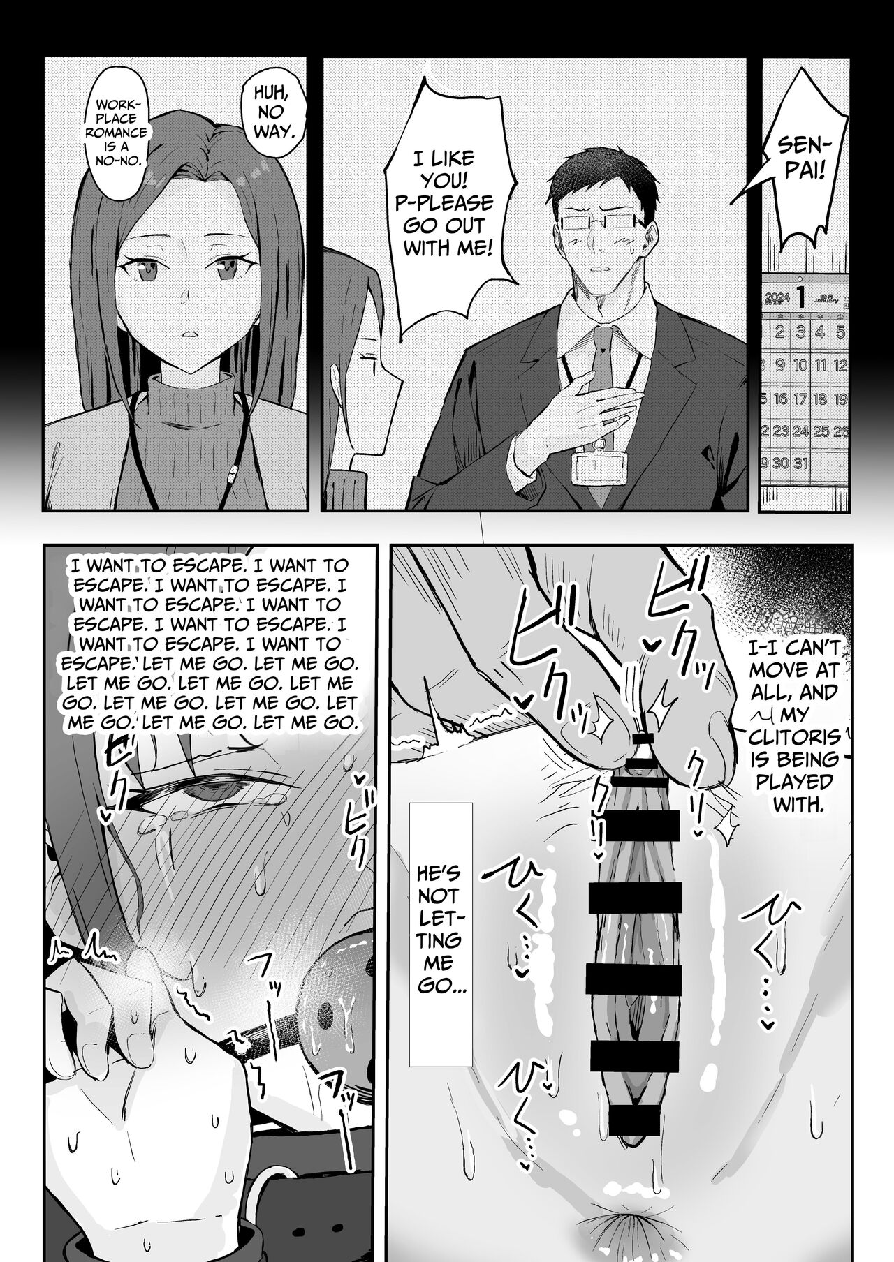 [Sukebe Hatsudensho (Hatsuden Pengin)] Cool-kei Toshiue BariCare Kanojo Songen Hakai Wakan | Cool Carrier Focused Girlfriend ~Consensual Dignity Destruction~  [English] [Nameless] [Digital] 图片编号 42