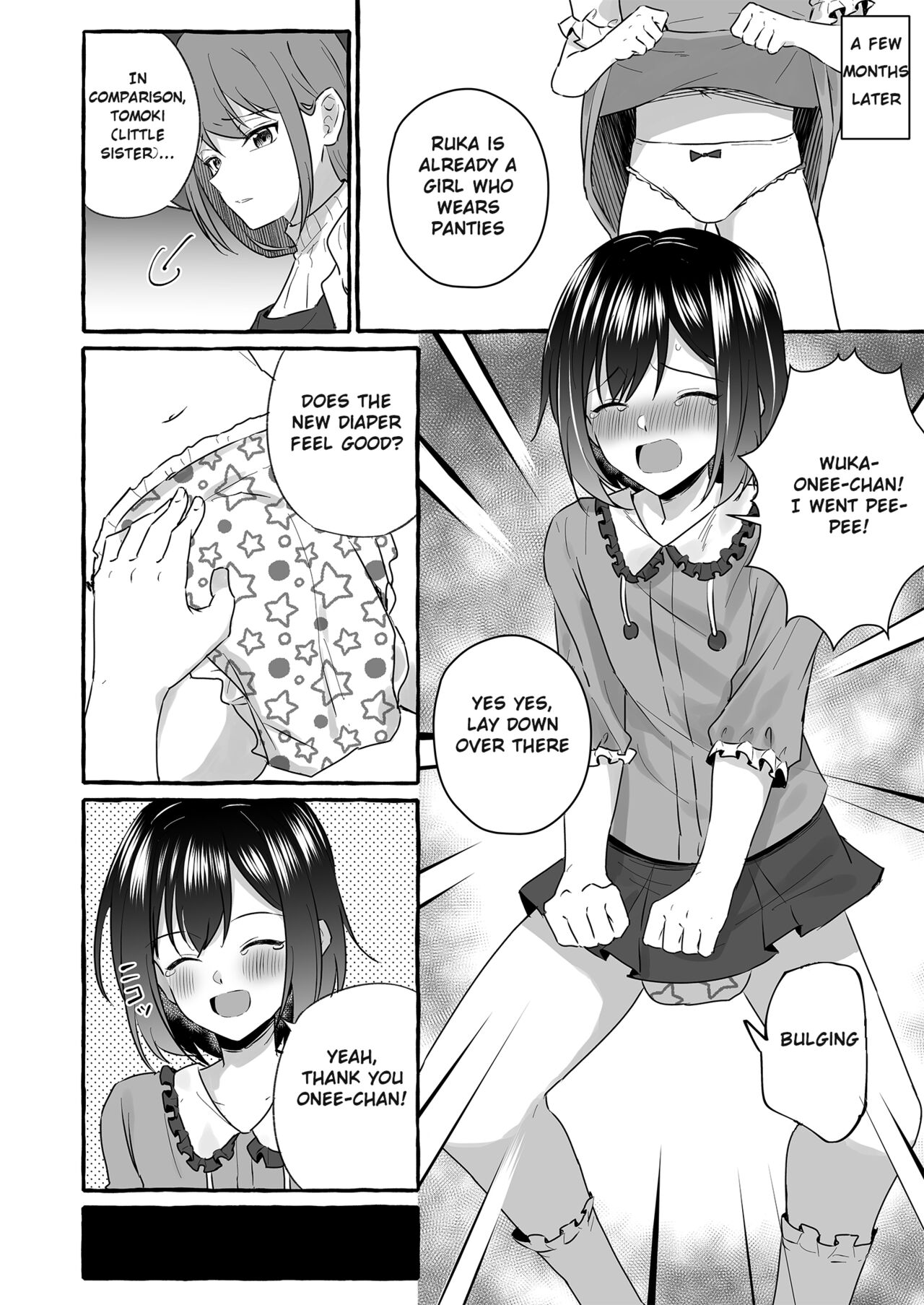 [Chijoku An (Azuma Riru)] Omutsubanare Kyousou ni Maketa Onii-chan wa Kyou kara Imouto da yo | Onii-chan, who lost the diaper competition, is now the imouto [English] изображение № 18