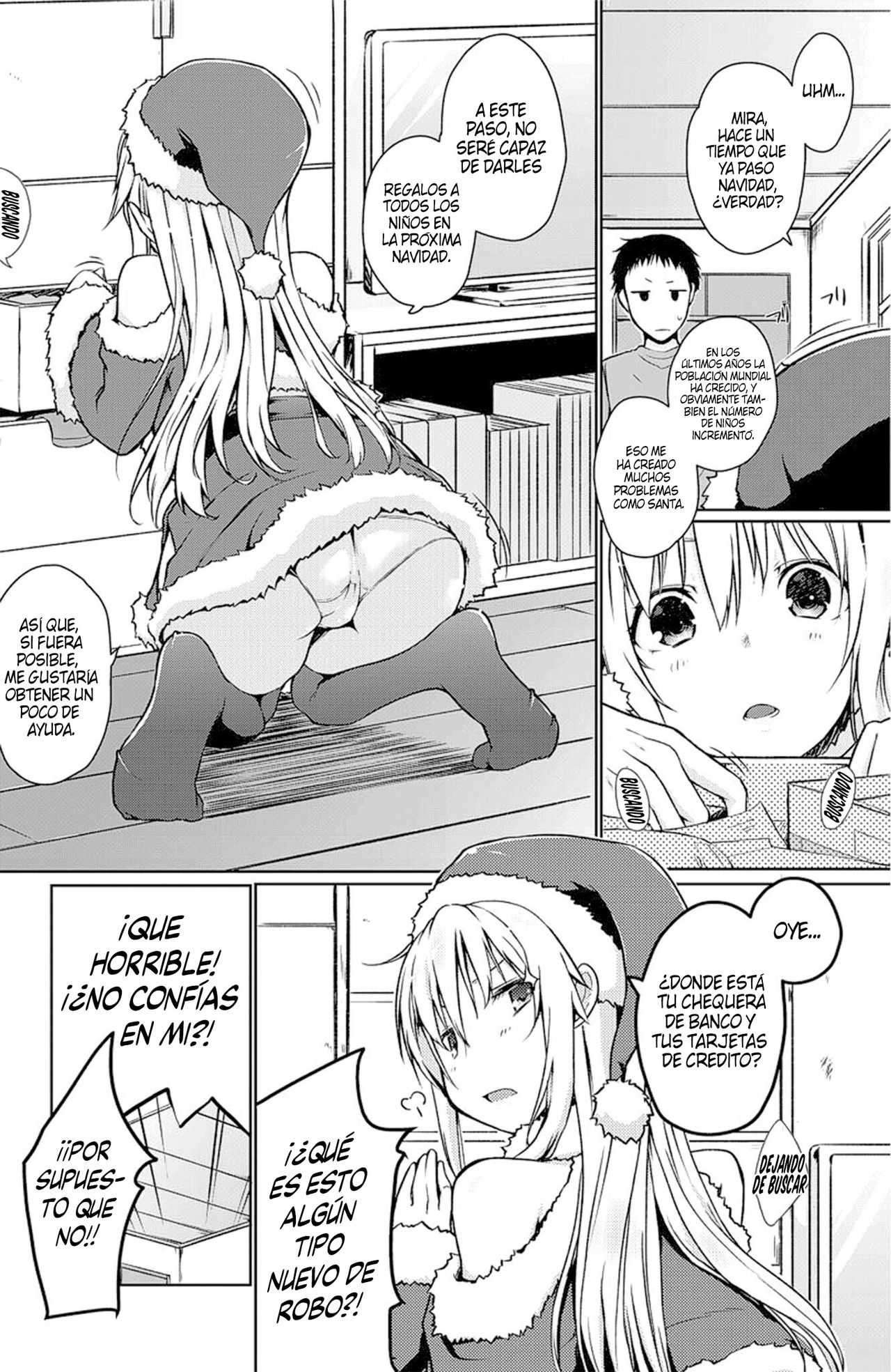 [Kaiduka] Megumarenai Santa ni Ai no Te wo! | ¿Le podrías dar una mano a este Santa necesitado? (COMIC Penguin Celeb 2017-03) [Spanish] [Centurion Scans] [Digital] numero di immagine  2