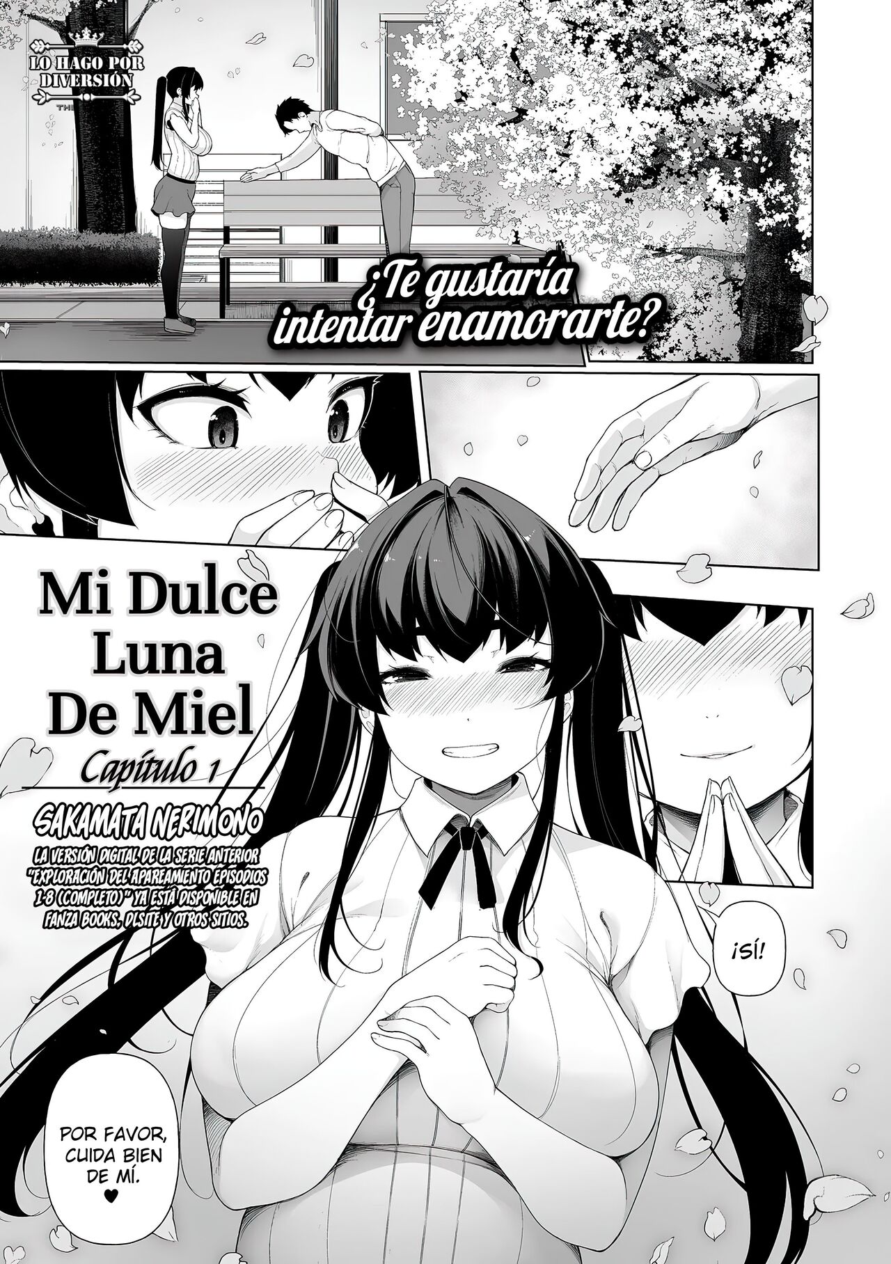 [Sakamata Nerimono] Ichinen Kanojo 1 | Mi Dulce Luna De Miel Capítulo 1 [Spanish] [Lo Hago por Diversión] [Digital] numero di immagine  1