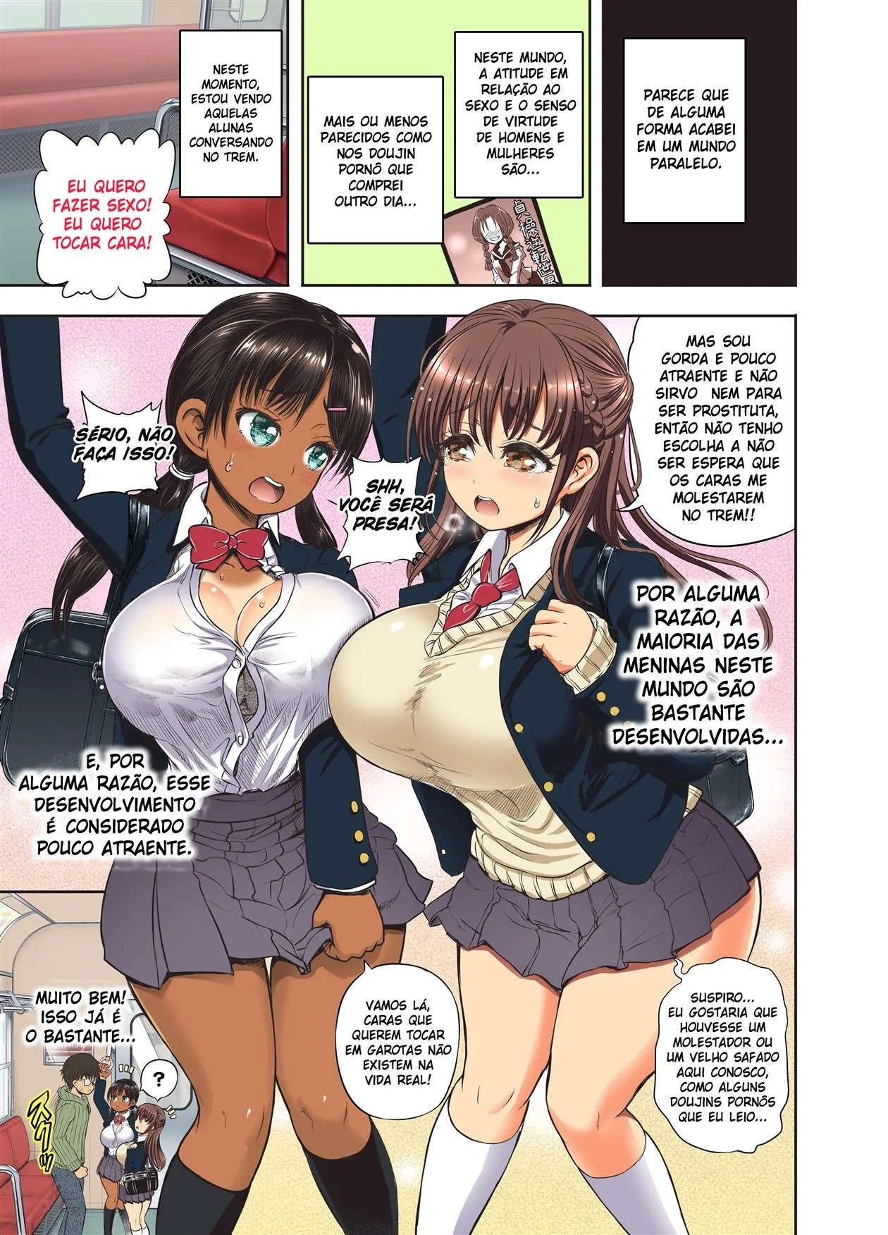 [Arsenothelus (Rebis)] Teisou Gyakuten Goudou | Mundo da Castidade Invertida (Teisou Gyakuten Sekai) [Portuguese-BR] [Decensored] [Digital] 画像番号 2