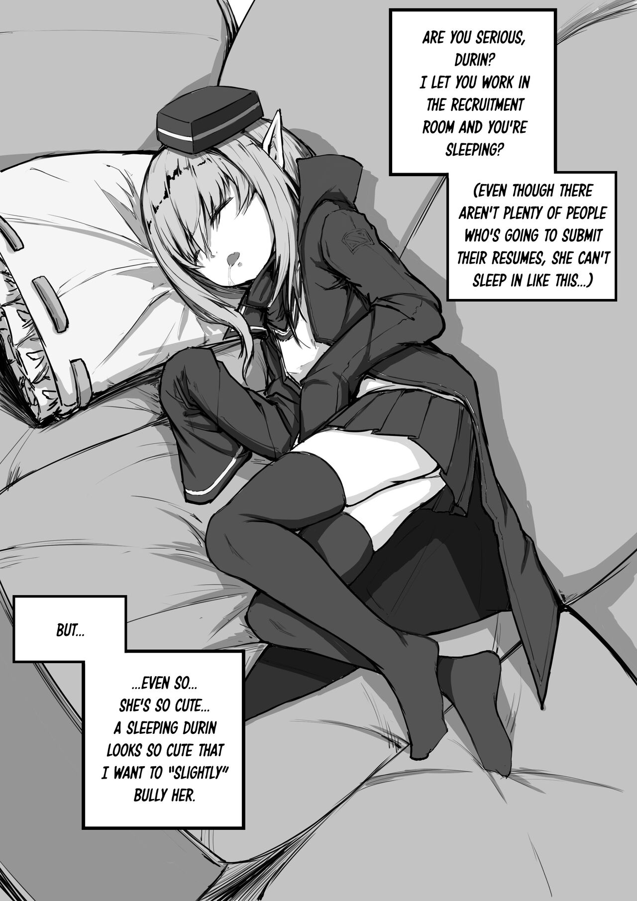 [saluky] Durin's Sleep Rape (Arknights) [English] [DKKMD Translations] image number 2