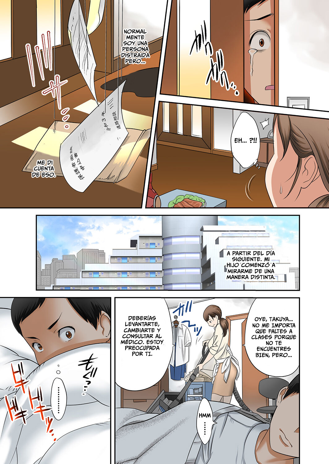 [Fuuga] Boku no Kaa-san no Nikudorei-ka ga Tomaranai. [Spanish] [Furia Nocturna] [Digital] [Ongoing] 图片编号 16