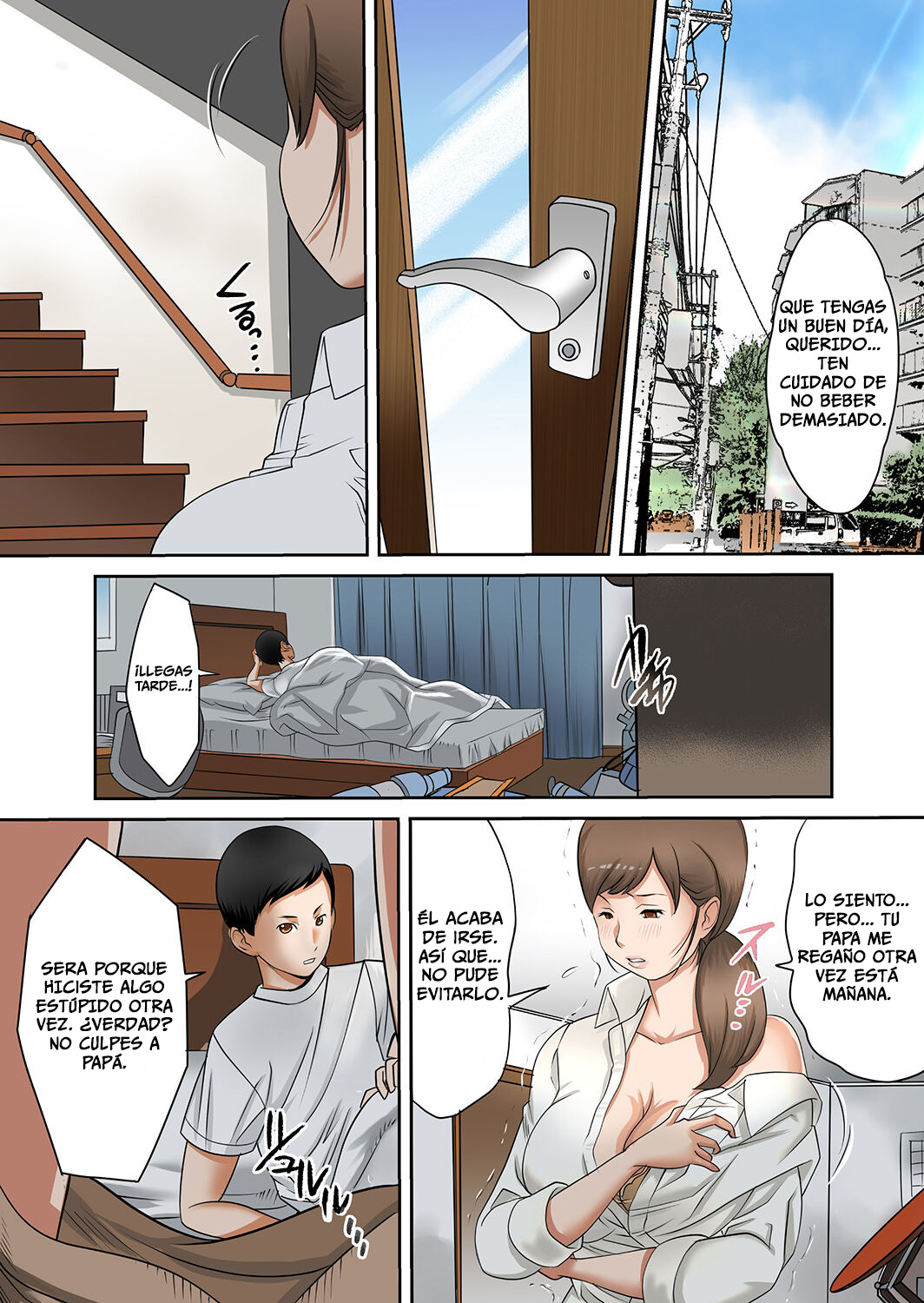 [Fuuga] Boku no Kaa-san no Nikudorei-ka ga Tomaranai. [Spanish] [Furia Nocturna] [Digital] [Ongoing] 图片编号 19