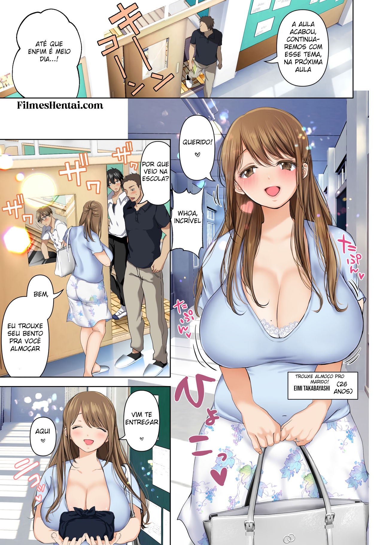 [Yumeki Banana] Keshitai Kako, Kienu Kairaku – Netorareru Saiai no Seiso Bakunyuu Tsuma – | O Passado Que Quero Apagar, o Prazer Inapagável – Minha Amada, Inocente e Peituda Esposa – [Portuguese-BR] image number 2