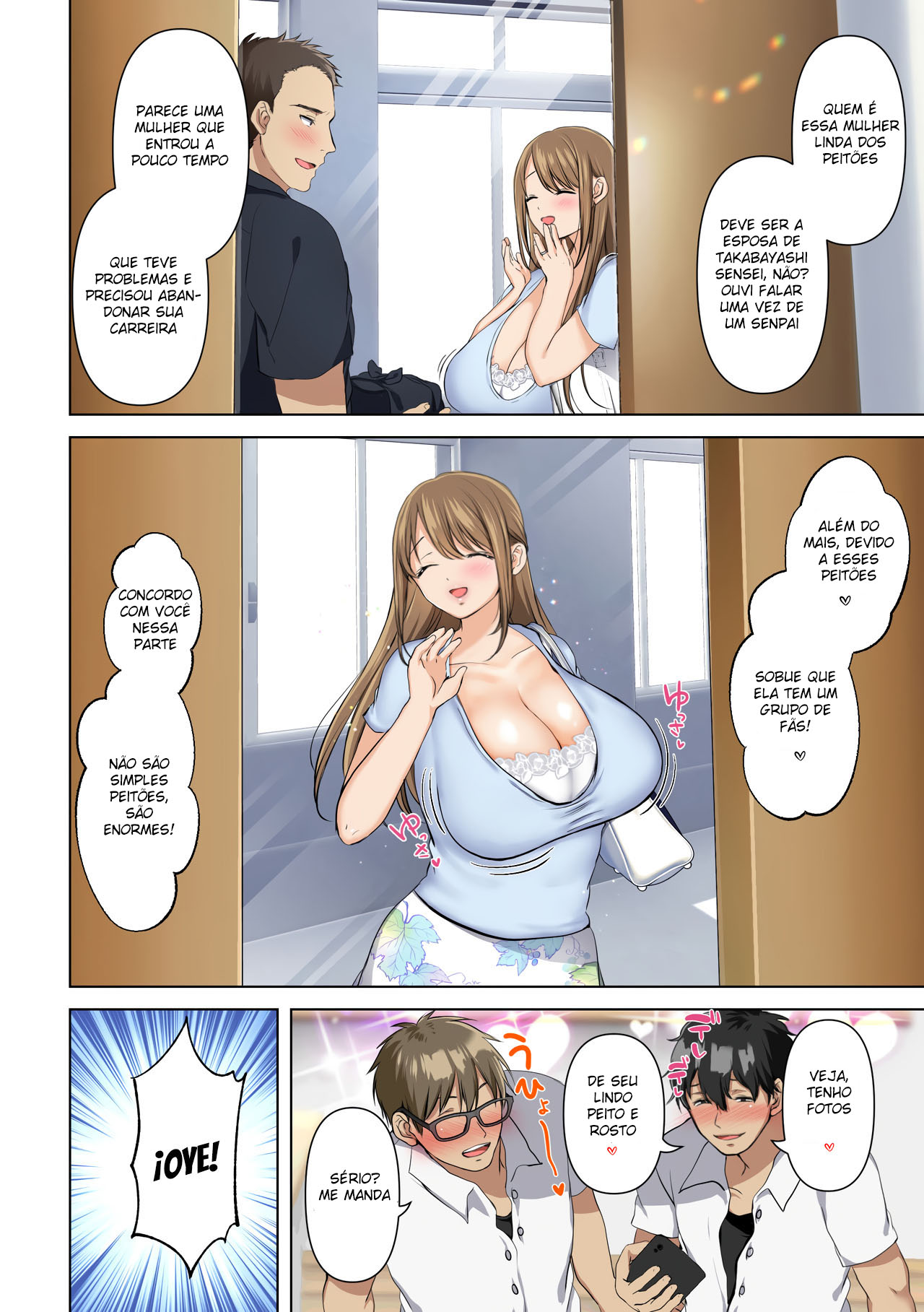 [Yumeki Banana] Keshitai Kako, Kienu Kairaku – Netorareru Saiai no Seiso Bakunyuu Tsuma – | O Passado Que Quero Apagar, o Prazer Inapagável – Minha Amada, Inocente e Peituda Esposa – [Portuguese-BR] image number 3