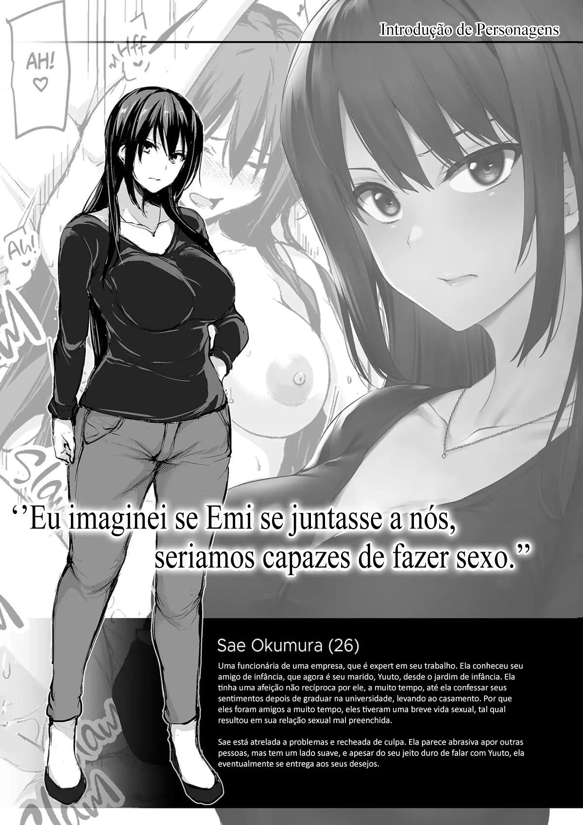 [Shimapan (Tachibana Omina)] Kyonyuu Ga Futari Inai To Bokki Shinai Otto No Tame Ni Tomodachi O Tsurete Kita Tsuma | Eu não consigo ficar duro sem dois pares de seios, então minha esposa chamou uma amiga! [Portuguese-BR] Bildnummer 57