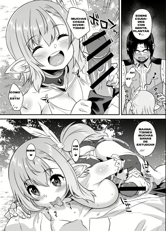 [Makuu Gundan (Shinozuka Atsuto)] Sukebe Elf Tanbouki Soushuuhen Tokuten [Spanish] [Neko-sensei] [Digital] image number 10