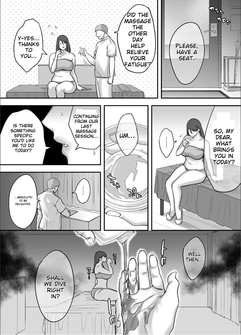 [CLOUDY EYES (CLOUDY)] Less na Hitozuma ga Akutoku Massage ni Hamaru Riyuu | Reasin Why A Married Women With a Slim Figure Falls For a Wicked Masseur [English]  [Digital] image number 28