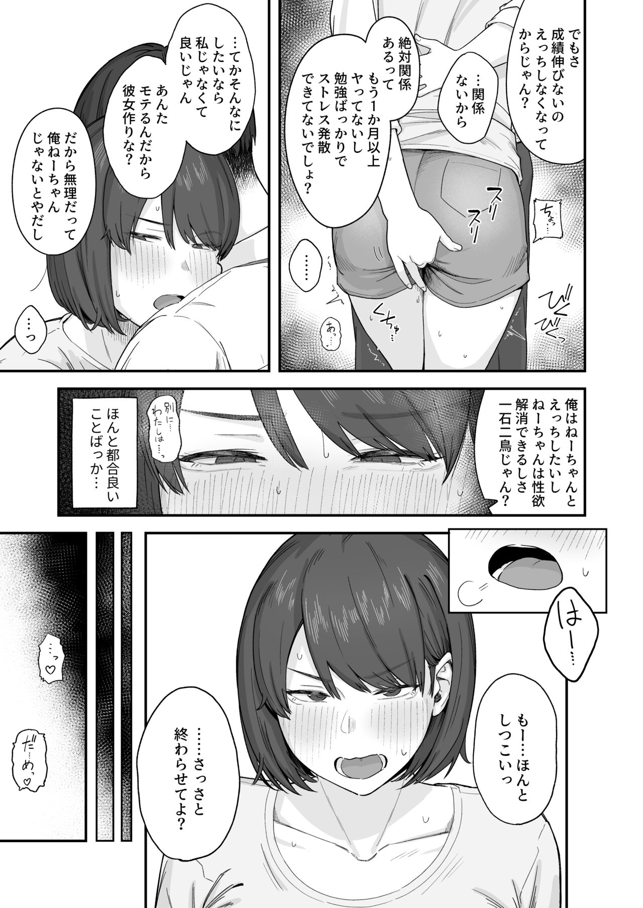 [Natsuzo] Benkyou ni Shuuchuu shitai Muttsuri na Ane wa, Karada no Aishou Bacchiri na Otouto no Sasoi o Kotowarenai 图片编号 8