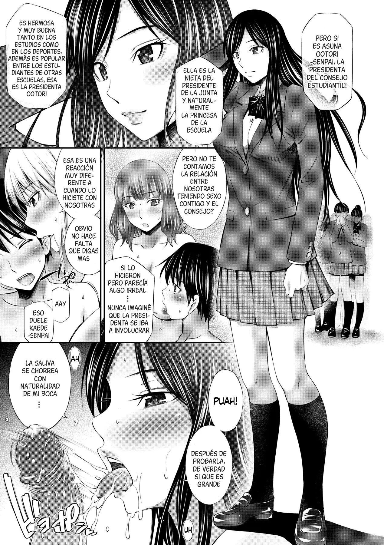 [Sabashi Renya] Senpai-tachi to no Gakuen Seikatsu chap.3| Mi vida escolar con las senpais cap.3 [Spanish] [Decensored] [Harenchi no Fansub] imagen número 12