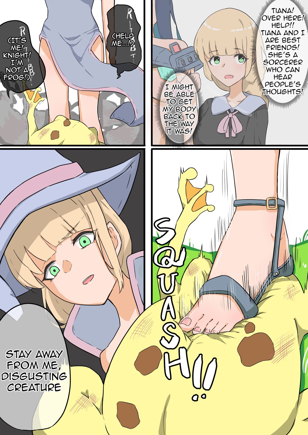 [Chihiro] Onna Kishi to Kaeru-gata Majuu no Irekawari RE | Female Knight and Frog Monster Swap RE [English] Bildnummer 12