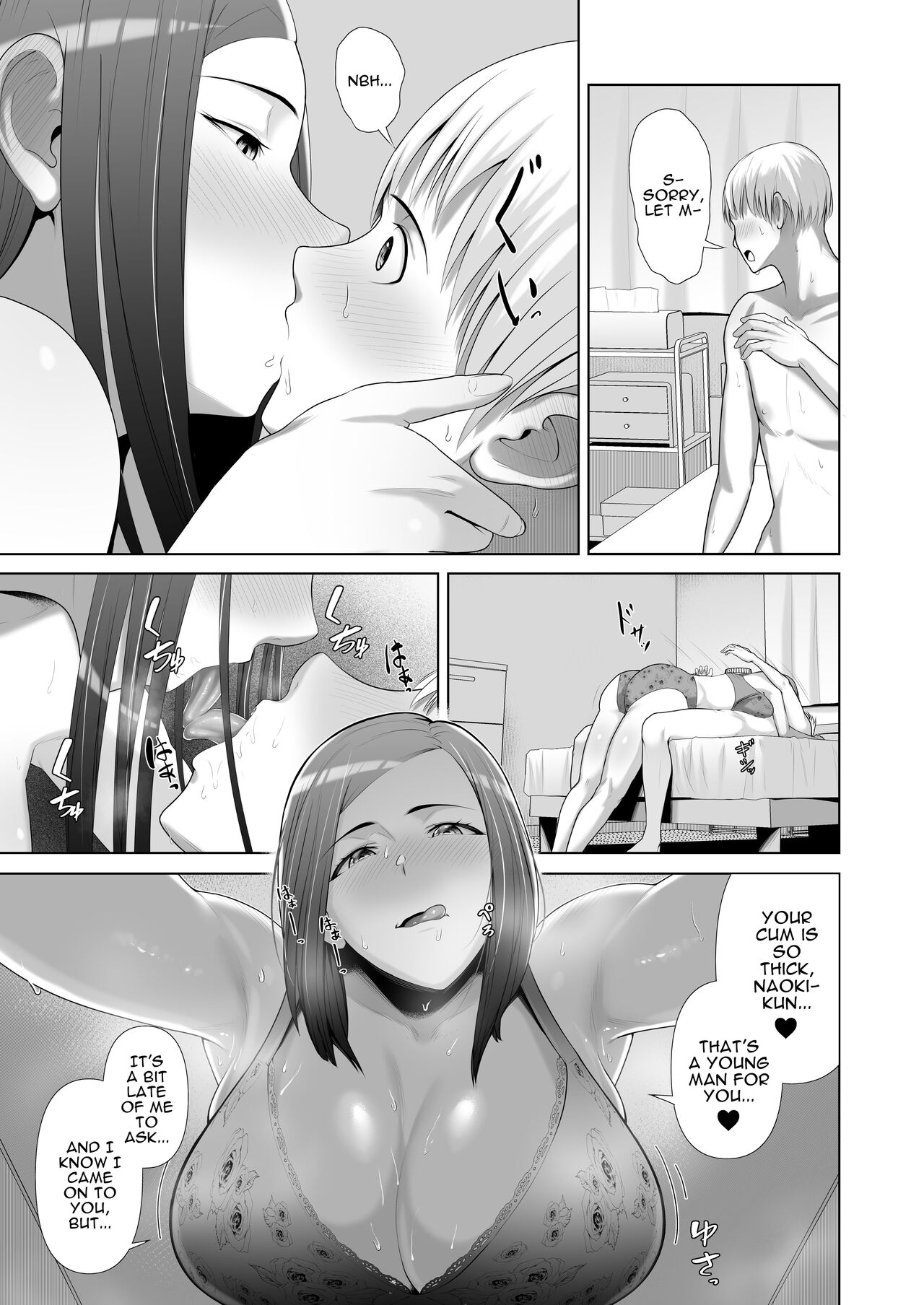 [Kotobuki] Yuujin no Hahaoya ni Fudeoroshi Saremashita | My Friend's Mom Took My Virginity [English] [Darg777 Translations] image number 23