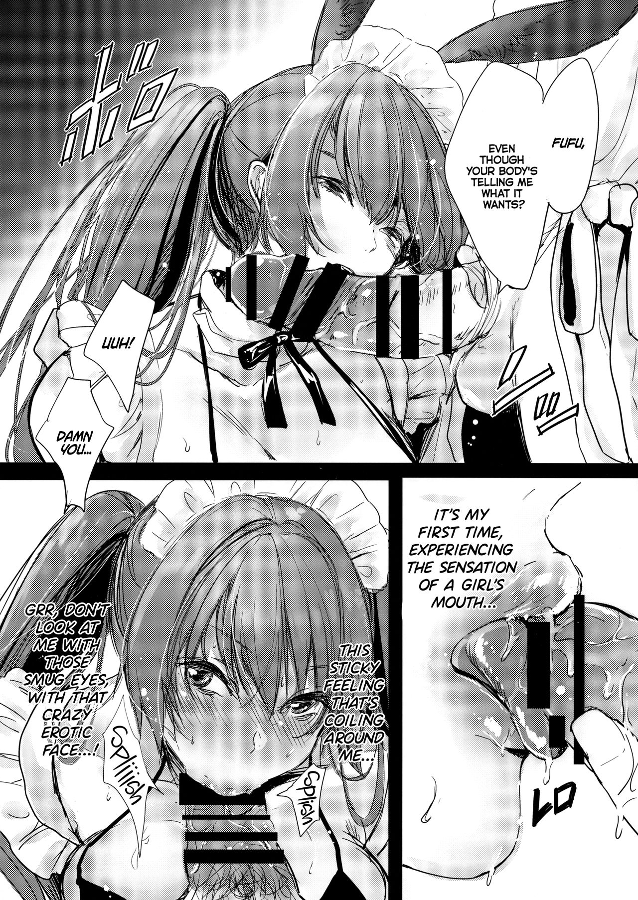 (C95) [Amaineiro (Amane Ruri)] Bunny Maid no Chouhatsu | The Bunny Maid's Provocation [English] [Team Koinaka] 5eme image