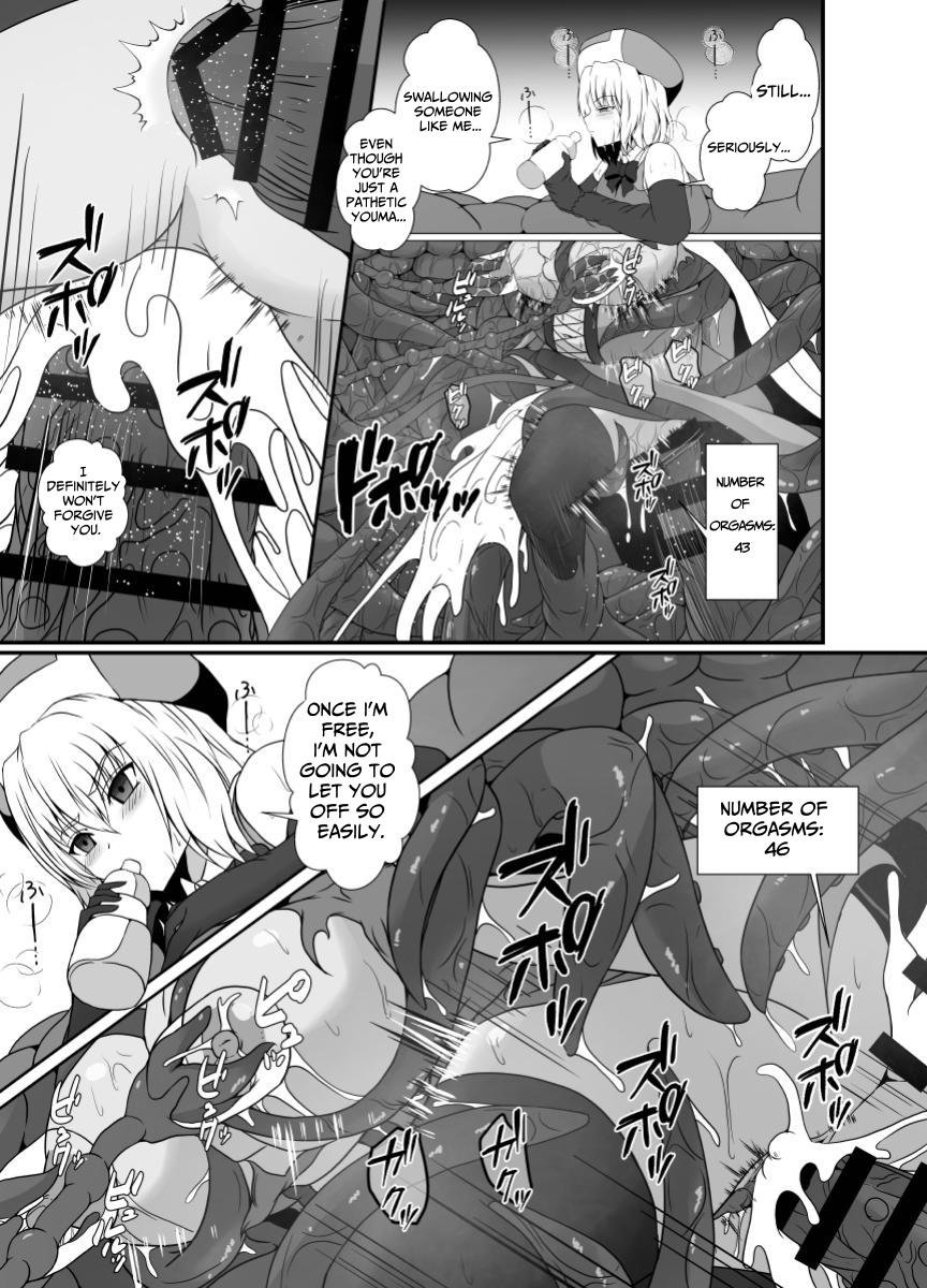 [Hyoui no Jikan (Shimakawa)] Mesugaki Mahou Shoujo wa Daikkirai na Zako Youma ni Karada o Torikomareta node Kankaku Shadan no Mahou o Tsukatte Asa made Taeru | Magical Girl Caught By A Loathsome Monster Uses Sens... [English] [GGY Translations] 32eme image