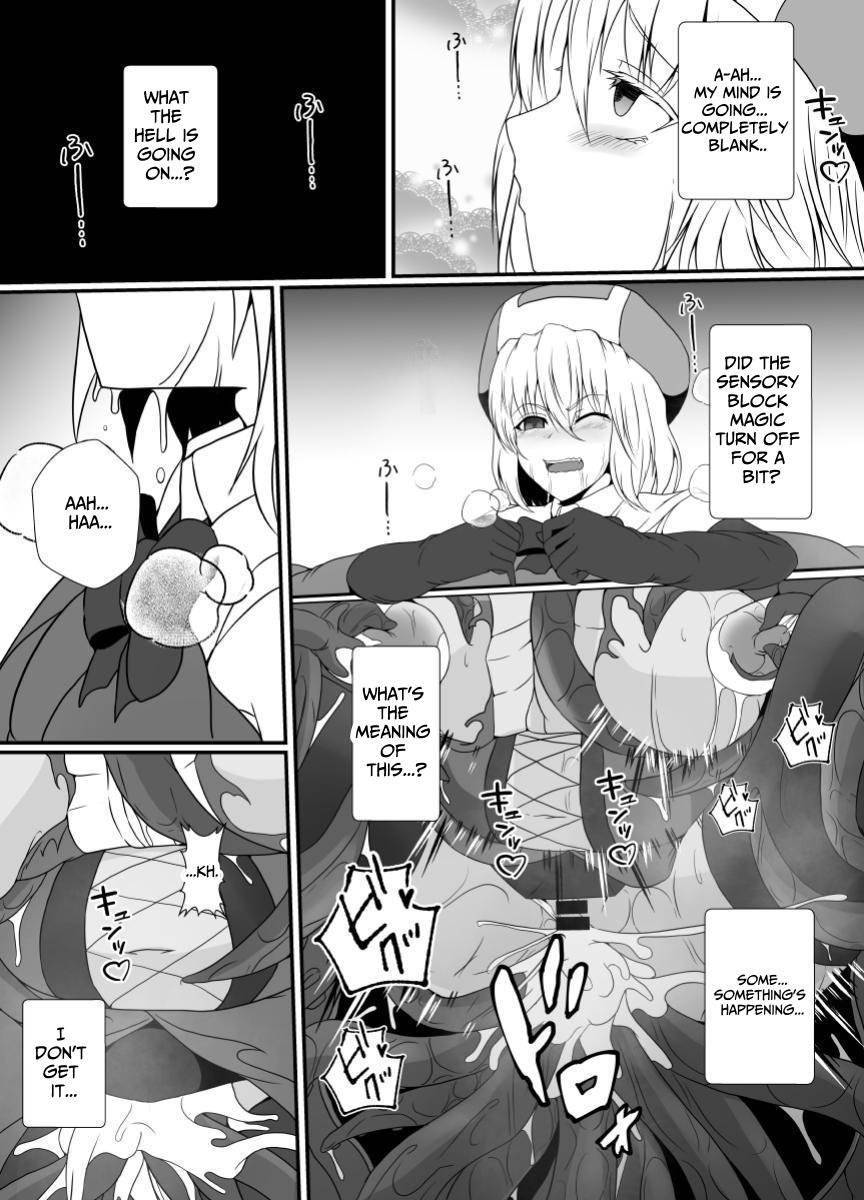 [Hyoui no Jikan (Shimakawa)] Mesugaki Mahou Shoujo wa Daikkirai na Zako Youma ni Karada o Torikomareta node Kankaku Shadan no Mahou o Tsukatte Asa made Taeru | Magical Girl Caught By A Loathsome Monster Uses Sens... [English] [GGY Translations] numero di immagine  36