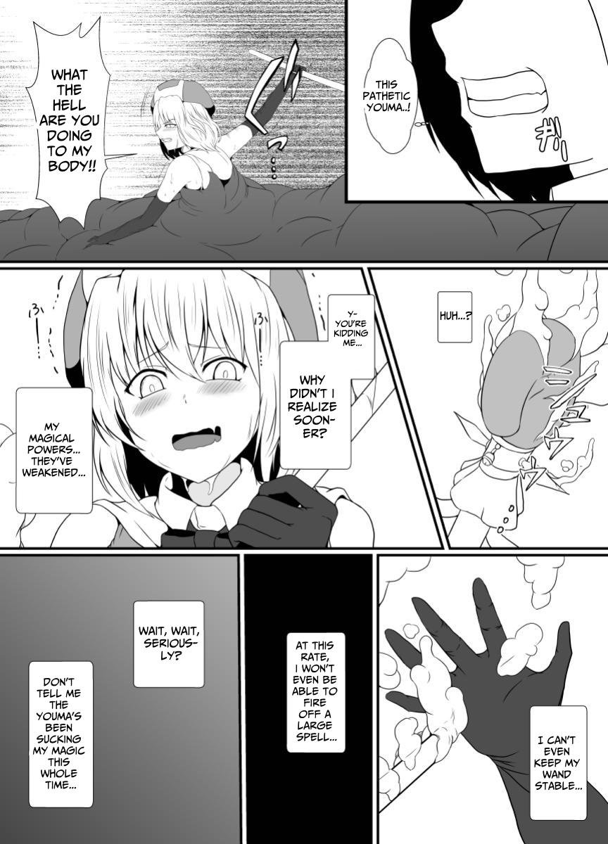 [Hyoui no Jikan (Shimakawa)] Mesugaki Mahou Shoujo wa Daikkirai na Zako Youma ni Karada o Torikomareta node Kankaku Shadan no Mahou o Tsukatte Asa made Taeru | Magical Girl Caught By A Loathsome Monster Uses Sens... [English] [GGY Translations] 37eme image