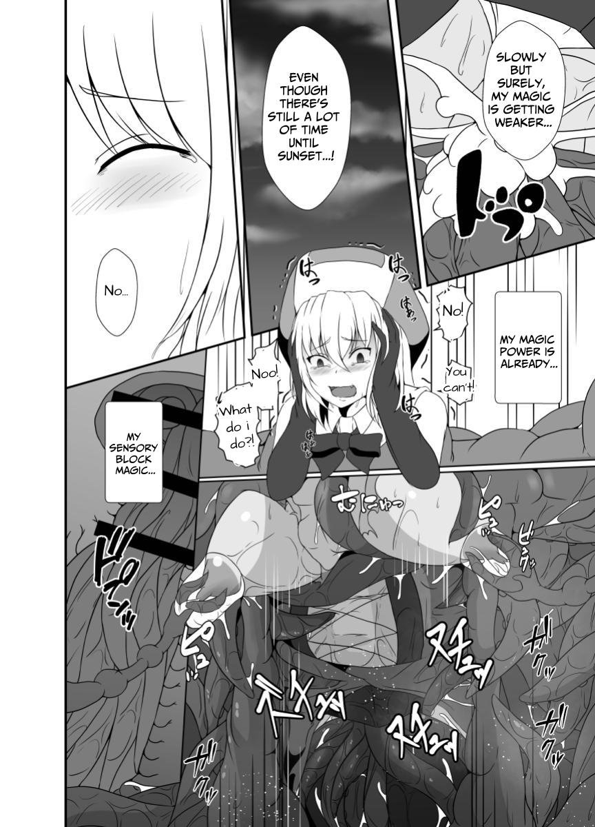 [Hyoui no Jikan (Shimakawa)] Mesugaki Mahou Shoujo wa Daikkirai na Zako Youma ni Karada o Torikomareta node Kankaku Shadan no Mahou o Tsukatte Asa made Taeru | Magical Girl Caught By A Loathsome Monster Uses Sens... [English] [GGY Translations] numero di immagine  41