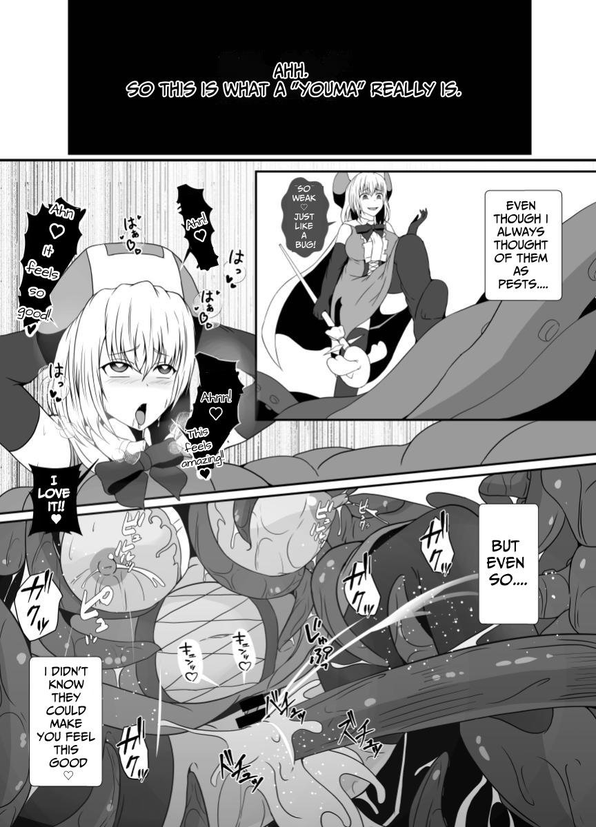 [Hyoui no Jikan (Shimakawa)] Mesugaki Mahou Shoujo wa Daikkirai na Zako Youma ni Karada o Torikomareta node Kankaku Shadan no Mahou o Tsukatte Asa made Taeru | Magical Girl Caught By A Loathsome Monster Uses Sens... [English] [GGY Translations] 46eme image