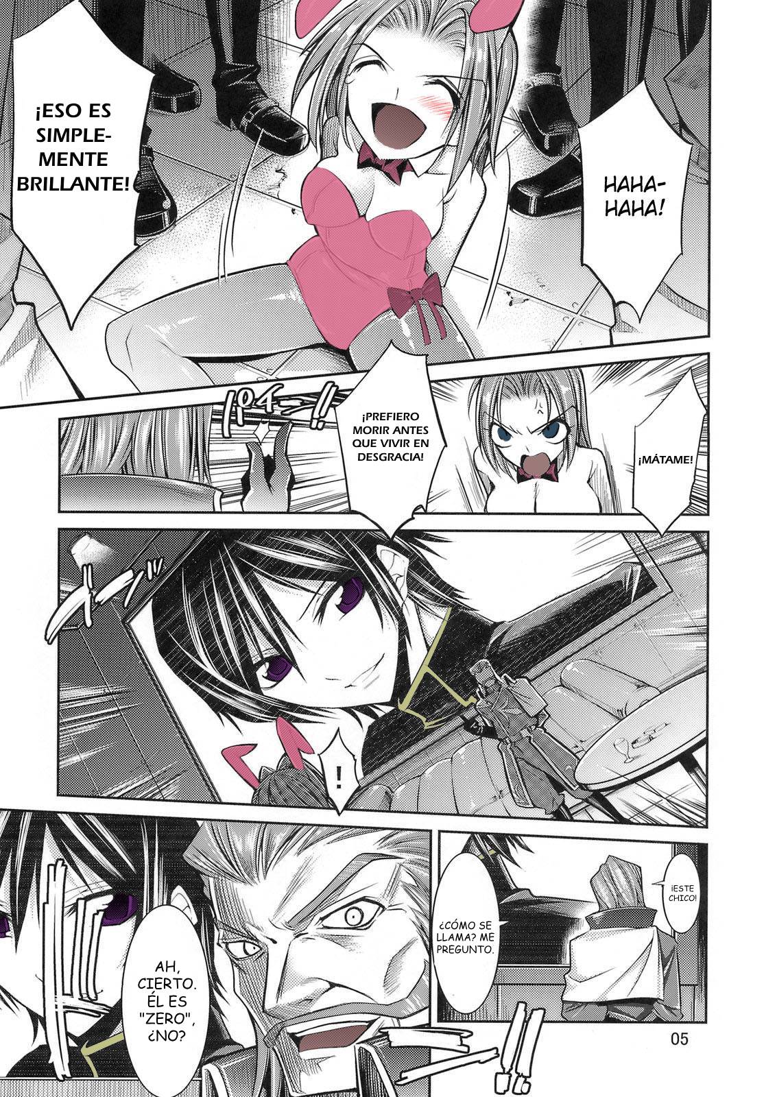 (C74) [Kaientai (Shuten Douji)] Eleven Usagi (Code Geass) [Spanish] image number 4