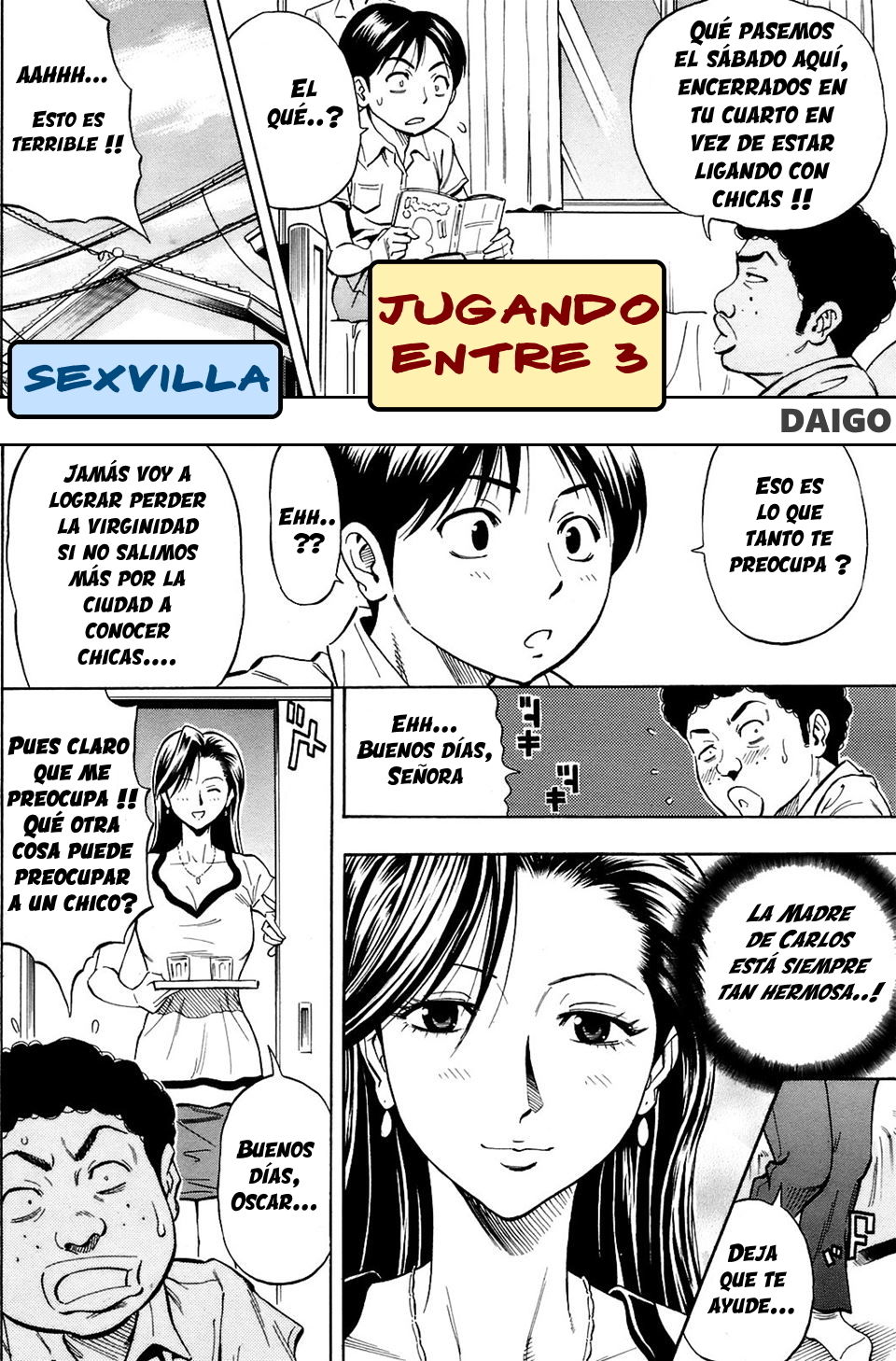 JUGANDO ENTRE TRES   [Spanish] [Rewrite] [5eXv1LL4 - Mano Negra - KARAY] изображение № 1