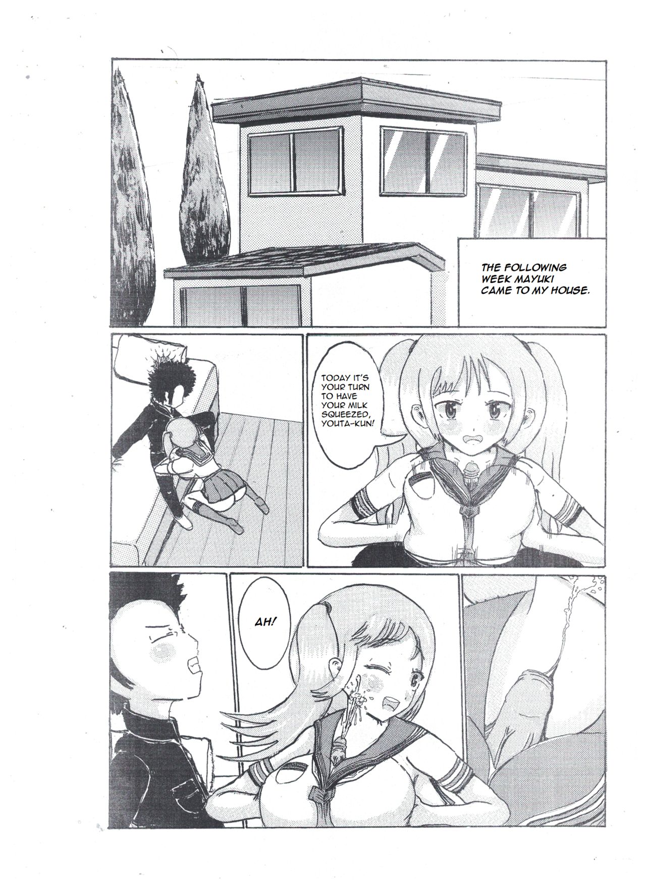 Milk Addiction 英語（エッチの漫画試み) [English] изображение № 14