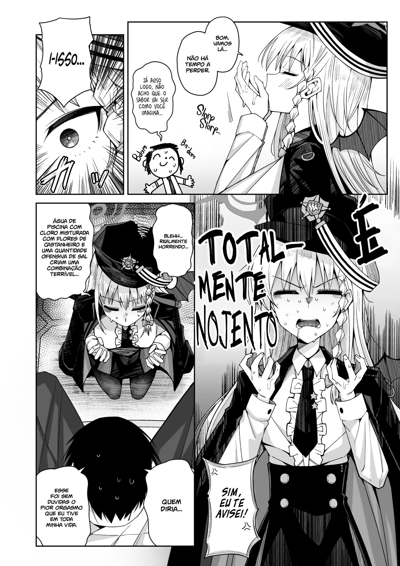 [Gaikotsu no Spare Rib (Kurohagane)] Awaku Koi Nioi, Amaku Ai ni Yoi. (Hairless Version) (Blue Archive) [Portuguese-BR] [Digital] numero di immagine  8