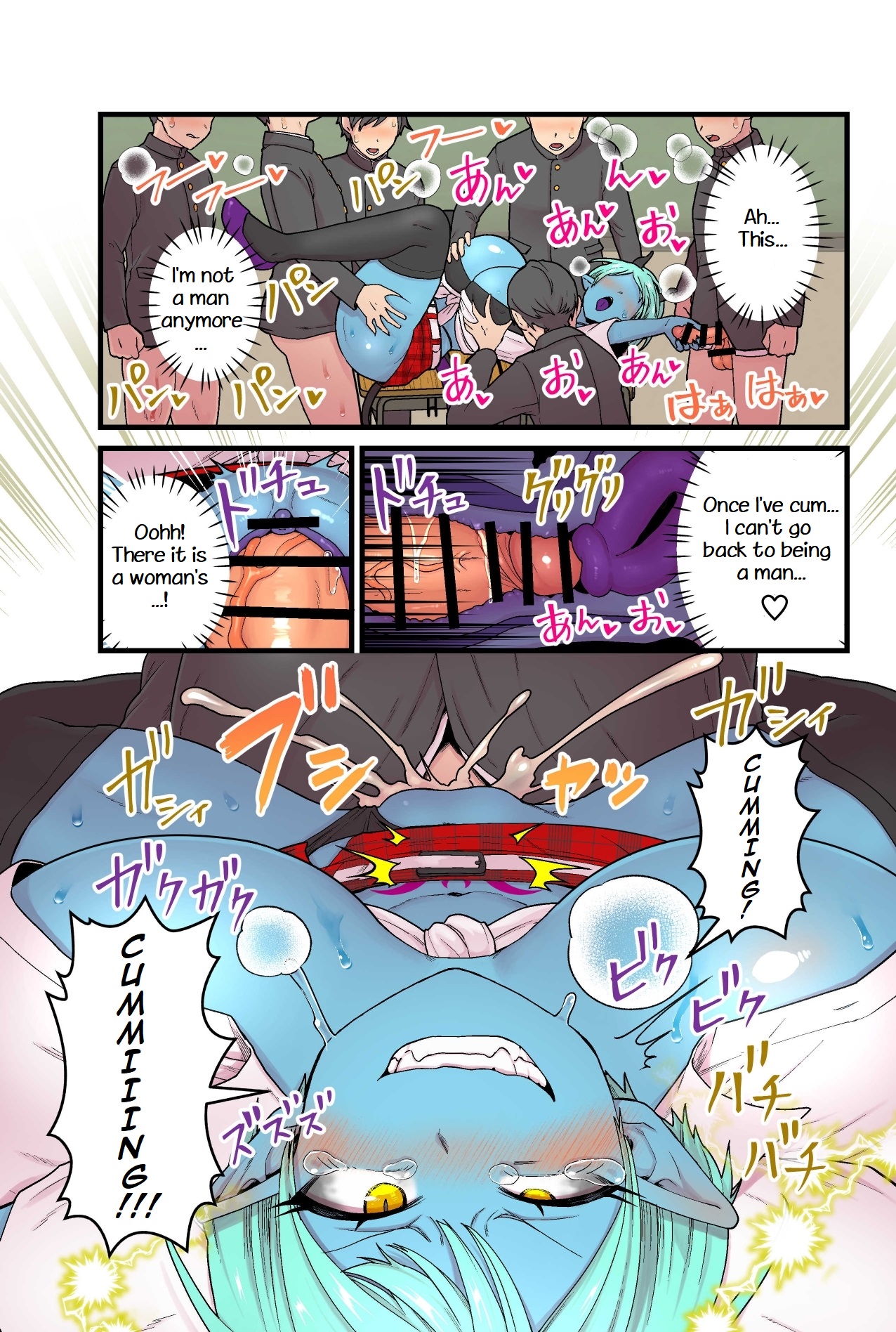 [kitsunekopandanuki (pandanuki)] Aohada Inma to Kiseichuu | Blue skinned succubus and parasitic insect [English] Bildnummer 26