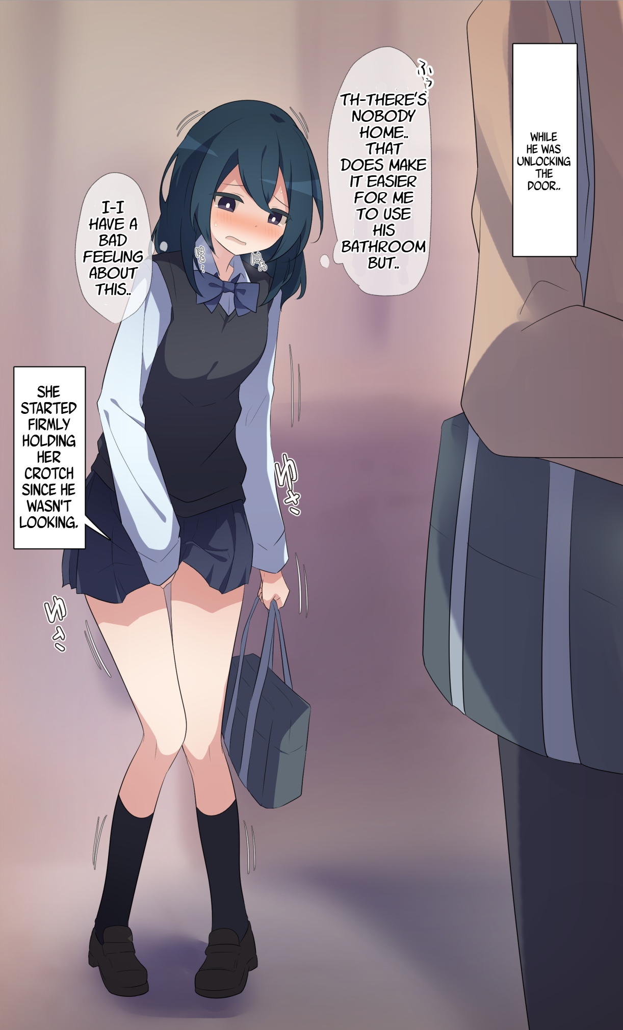 [Watakarashi] Desperate Girl wets herself due to being teased by her pee-loving boyfriend 画像番号 10