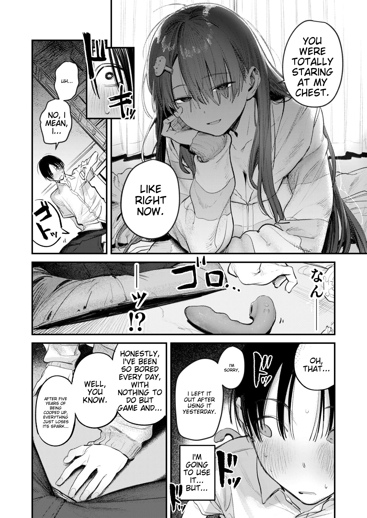 [Momojiru Teien (Momokumo)] Mamono no Heya ~6 nen-buri ni Saikai shitara Hikikomori NEET ni Natteita Shinyuu no Onee-san ni Semararete Seieki o Shiboritorareru Hanashi [English] [Digital] imagen número 11