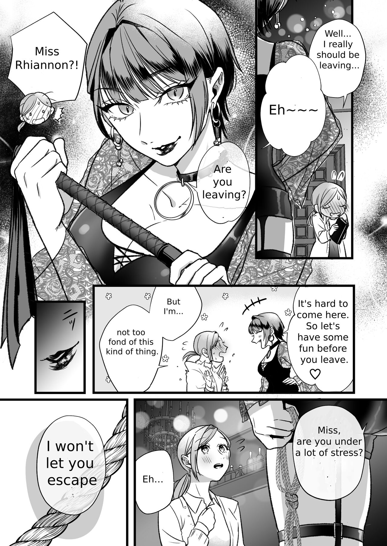 A story about a tired woman being beaten by an erotic woman.(ch 1-2) Bildnummer 10