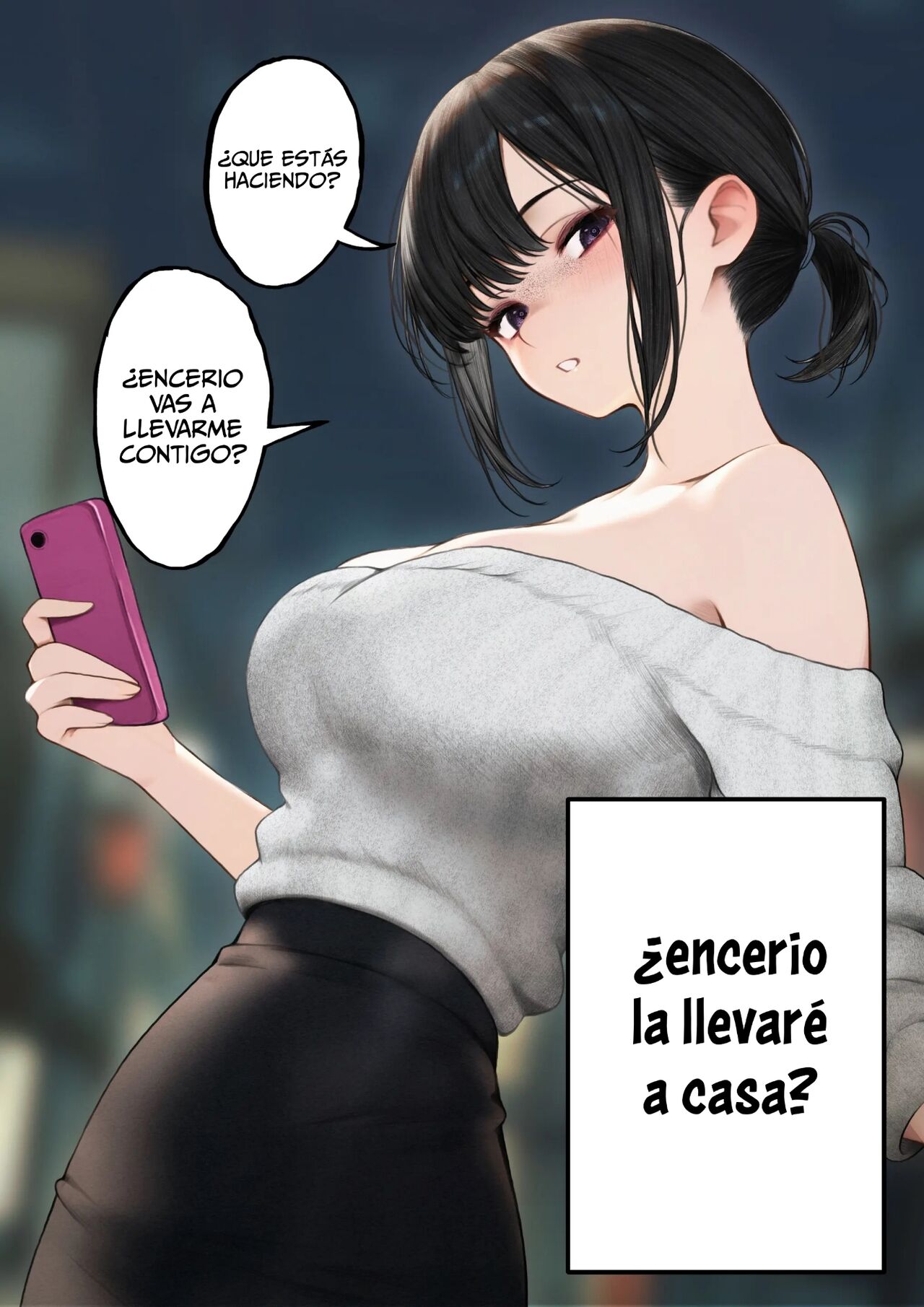 [SigMart (SigMa)] Cool-kei Tenin-san o Omochikaeri Shichatta Hanashi  [Spanish] [Shining Hentai] 3eme image