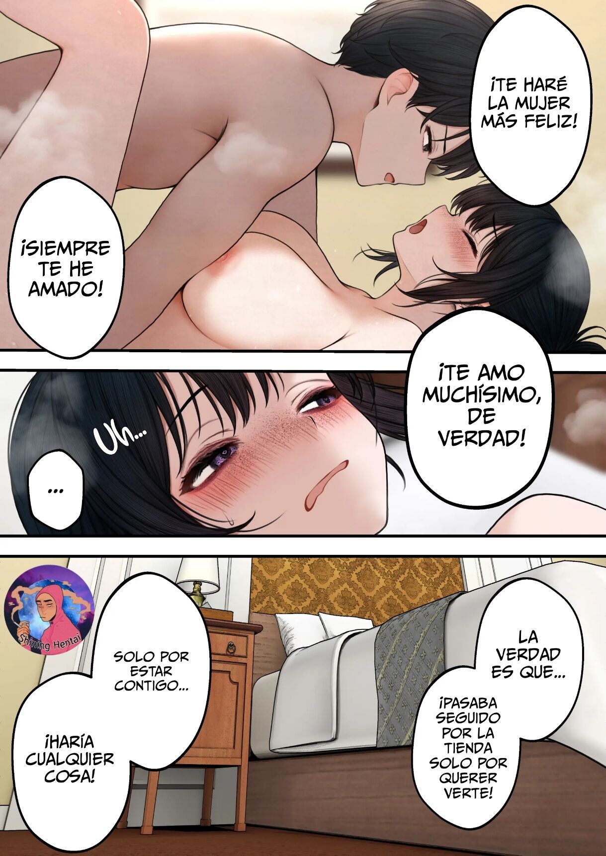 [SigMart (SigMa)] Cool-kei Tenin-san o Omochikaeri Shichatta Hanashi  [Spanish] [Shining Hentai] numero di immagine  31