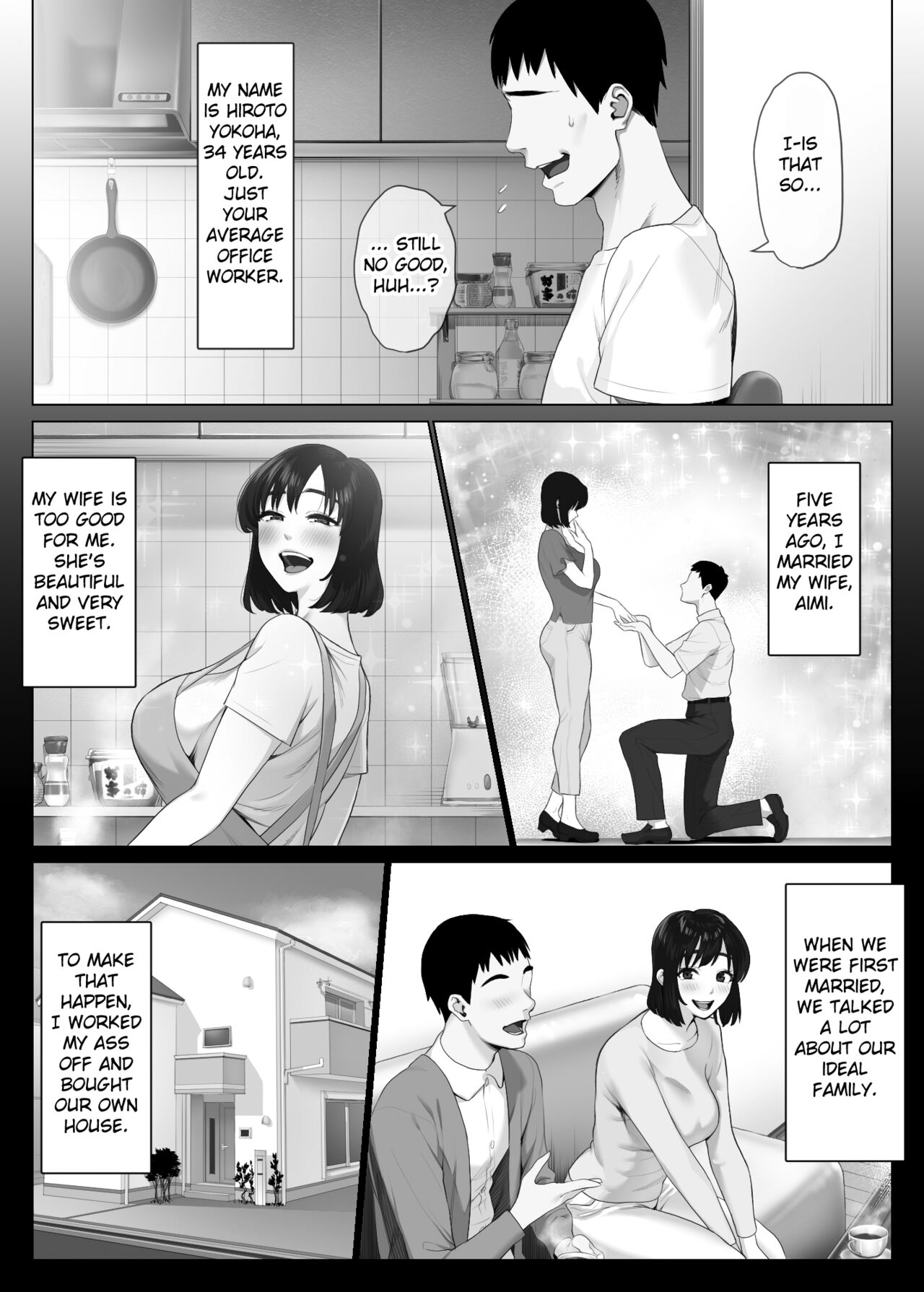 [Mitsumitsu Niku] LeveChi na Swapping 1 - Seiheki ni Mezameru Otto Hen - | Swapping on a Whole New Level 1 ~Husband Awakening to His Kinks~ [English] [Fated Circle] image number 6